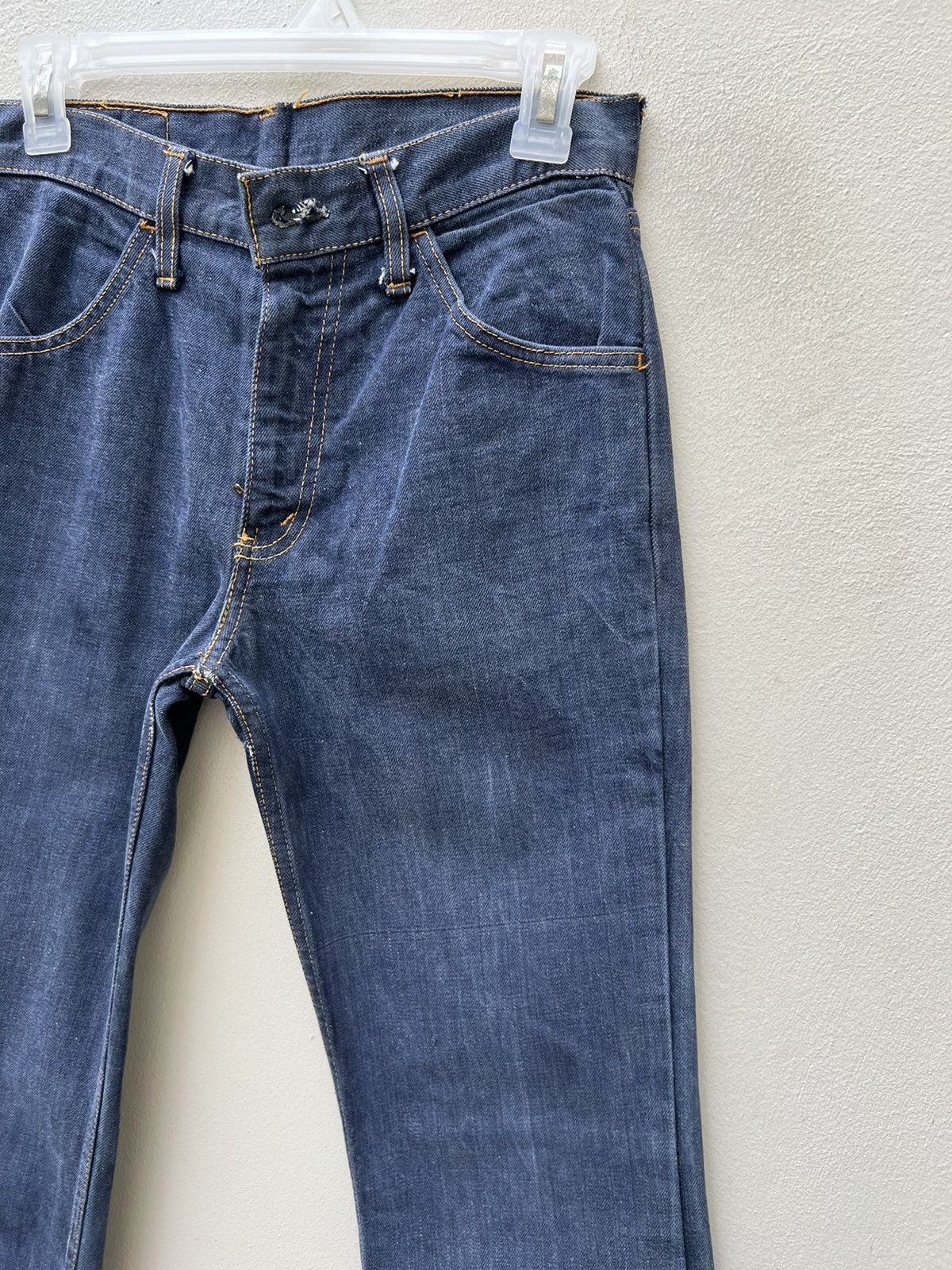 Levi's Vintage 60s 70s Levi’s Big E Orange Tab Denim Bootcut Jeans Size US 27 - 10 Thumbnail