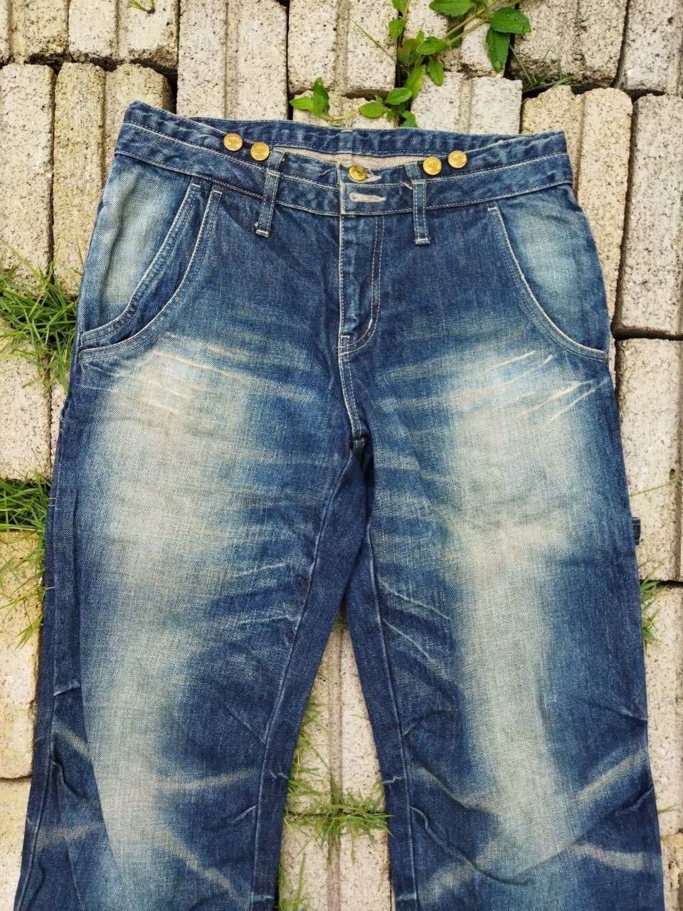 PPFM PPFM Japan Distressed Jeans - Size S Size US 32 / EU 48 - 4 Thumbnail