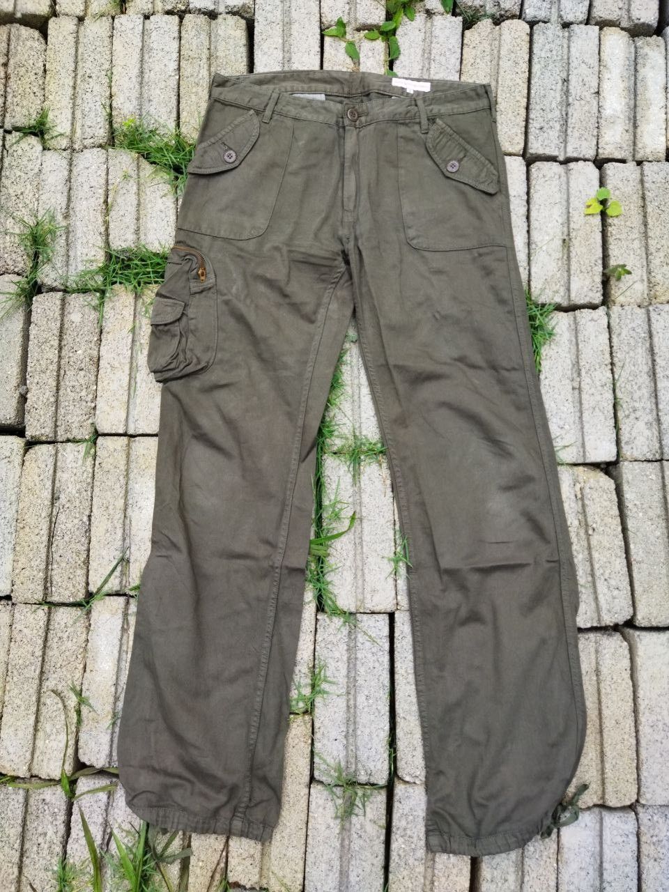 Japanese Brand Earth Music & Ecology Cargo Pants Size US 33 - 1 Thumbnail