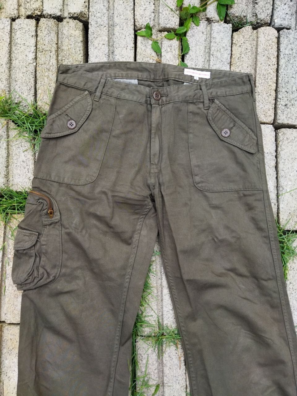 Japanese Brand Earth Music & Ecology Cargo Pants Size US 33 - 4 Thumbnail