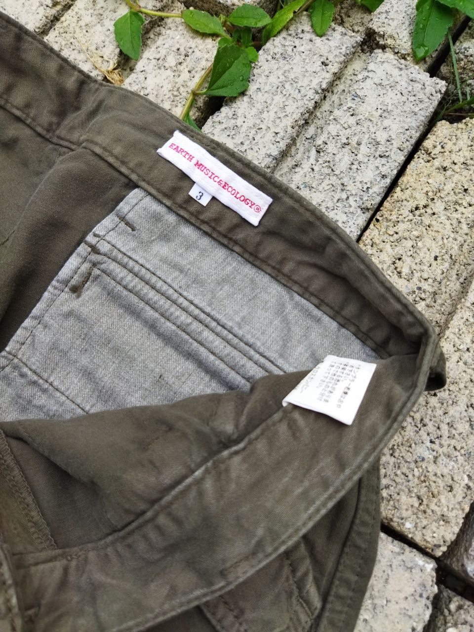 Japanese Brand Earth Music & Ecology Cargo Pants Size US 33 - 8 Thumbnail