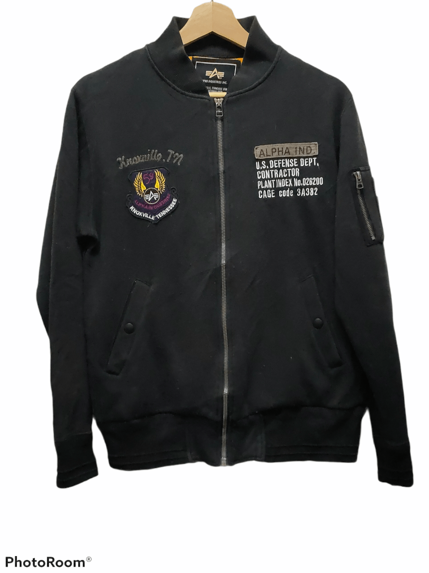 Alpha Industries Alpha industries zipper jacket spellout logo Size US M / EU 48-50 / 2 - 1 Thumbnail