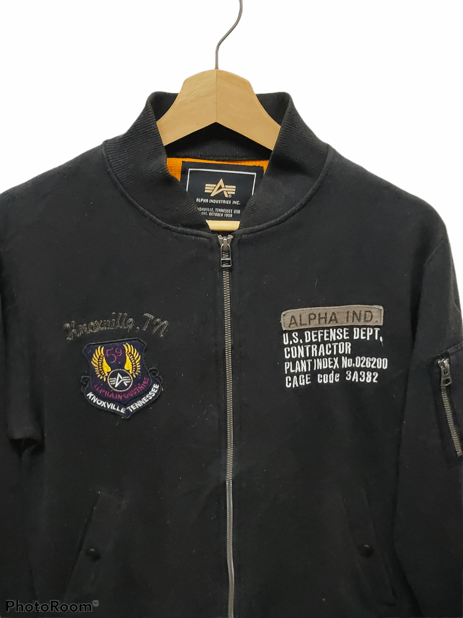 Alpha Industries Alpha industries zipper jacket spellout logo Size US M / EU 48-50 / 2 - 2 Thumbnail
