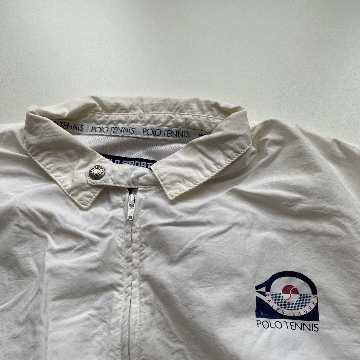 Polo Ralph Lauren × Vintage Vintage 90s Y2K Polo Sport tennis windbreaker jacket rare Size US L / EU 52-54 / 3 - 3 Thumbnail