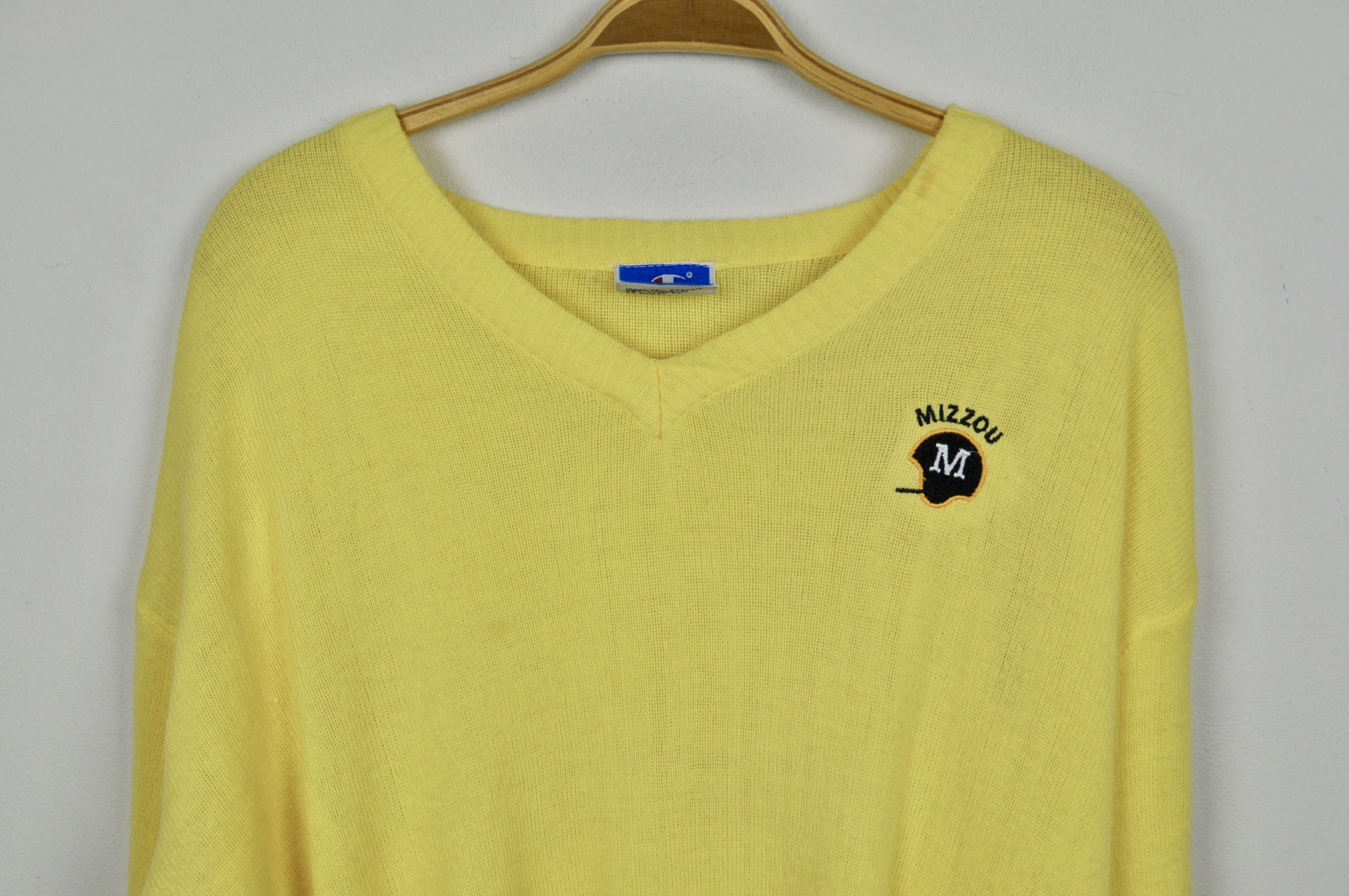 Champion MIZZOU Champion Missouri Tigers Uni 80's Sweater Jumper Top Size US M / EU 48-50 / 2 - 2 Thumbnail