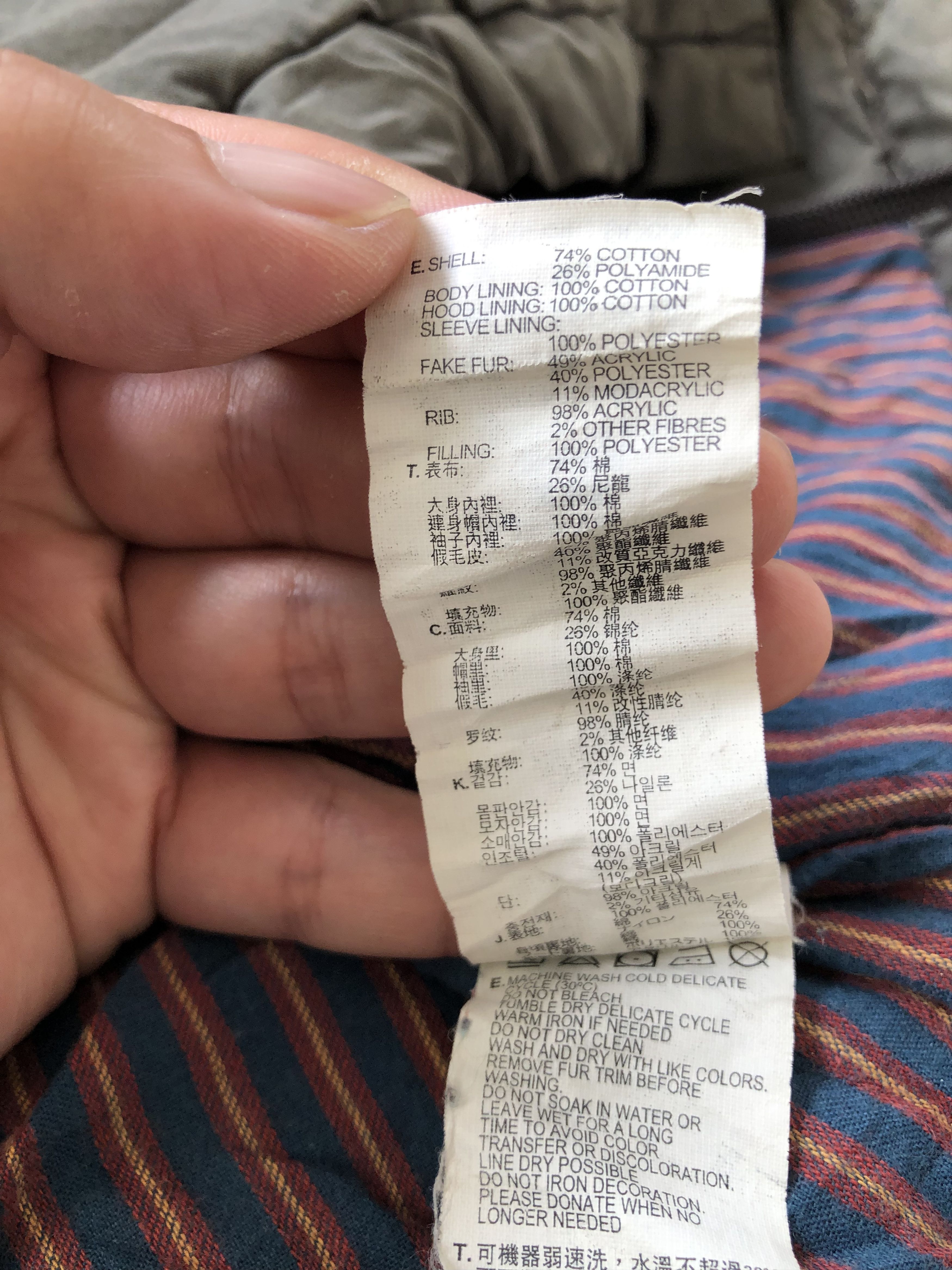 LEVI’S US MILITARY PARKA JACKET