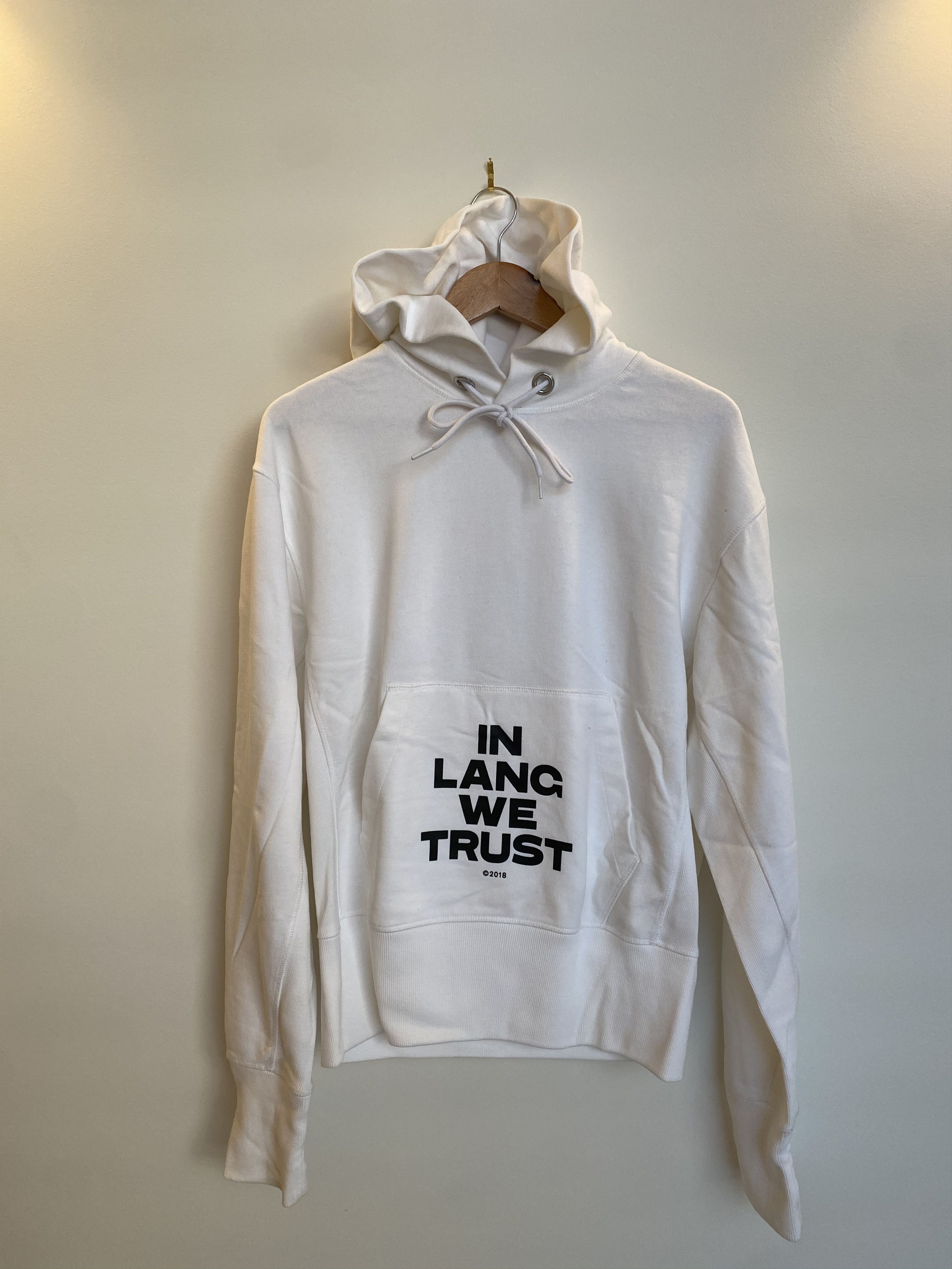 In Lang We Trust Hoodie Grailed