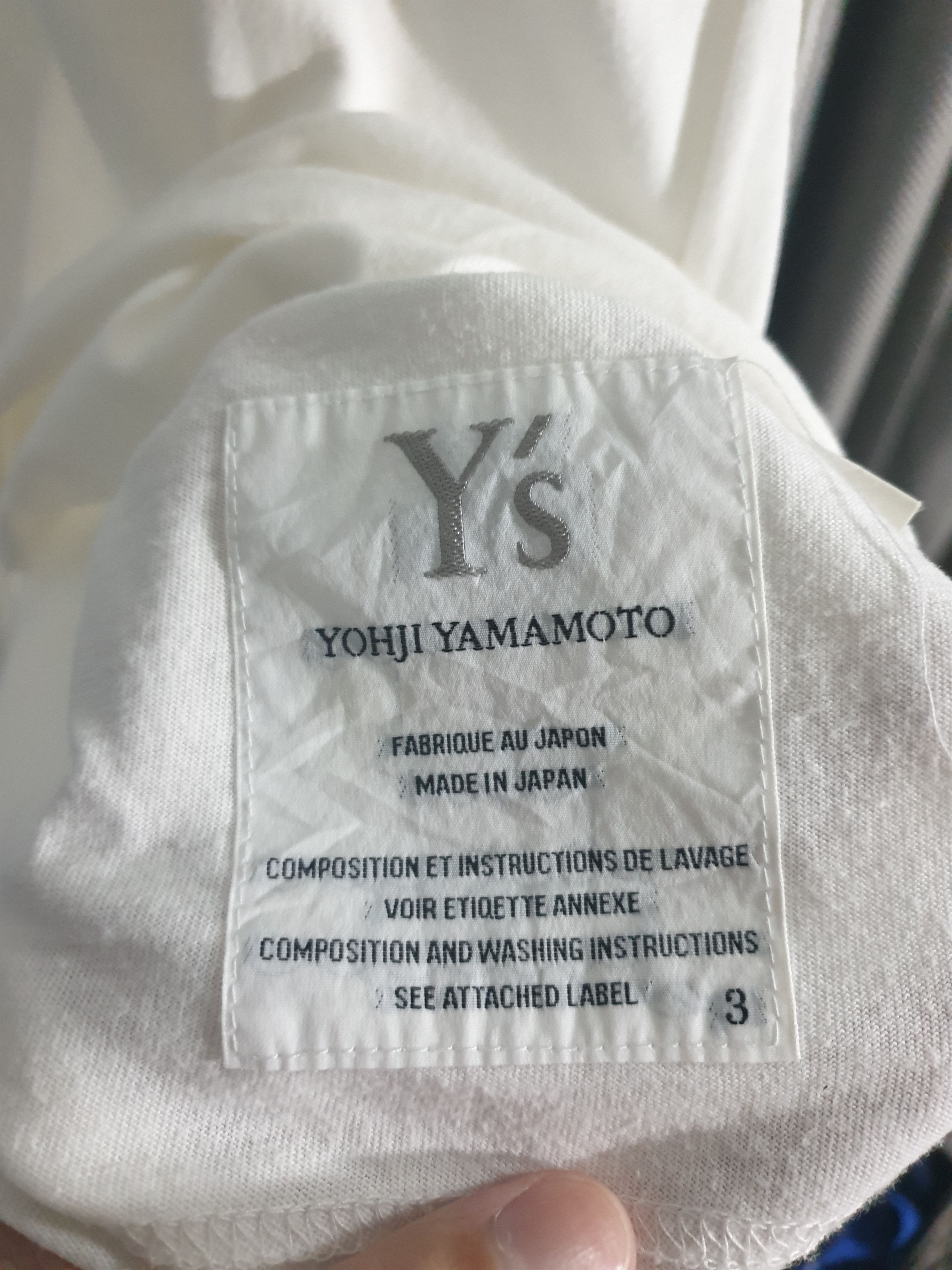Yohji Yamamoto Yohji Yamamoto Y'S plain long sleeve tee Size US L / EU 52-54 / 3 - 3 Thumbnail