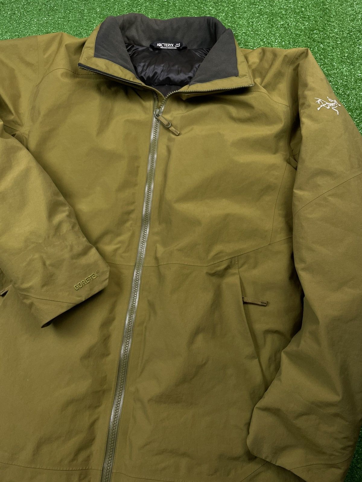 Arc'Teryx Arcteryx x Goretex Goose Down Jacket Sage Olive Green Grailed