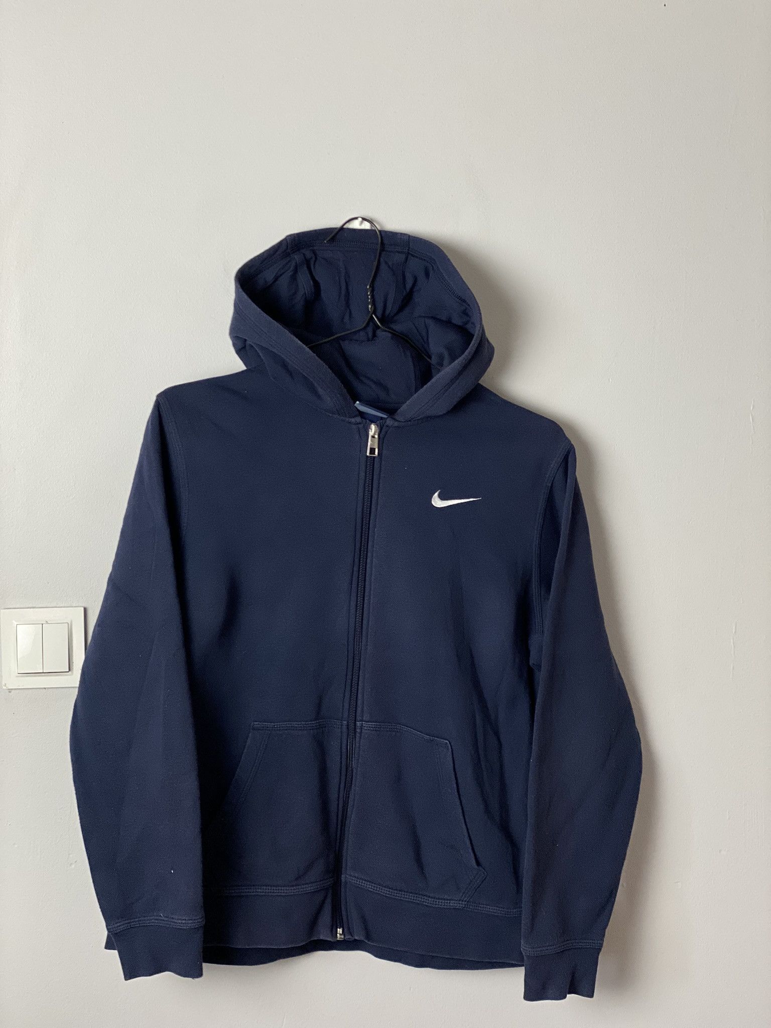 Nike × Vintage Nike zip-up hoodie small swoosh Size US S / EU 44-46 / 1 - 1 Thumbnail