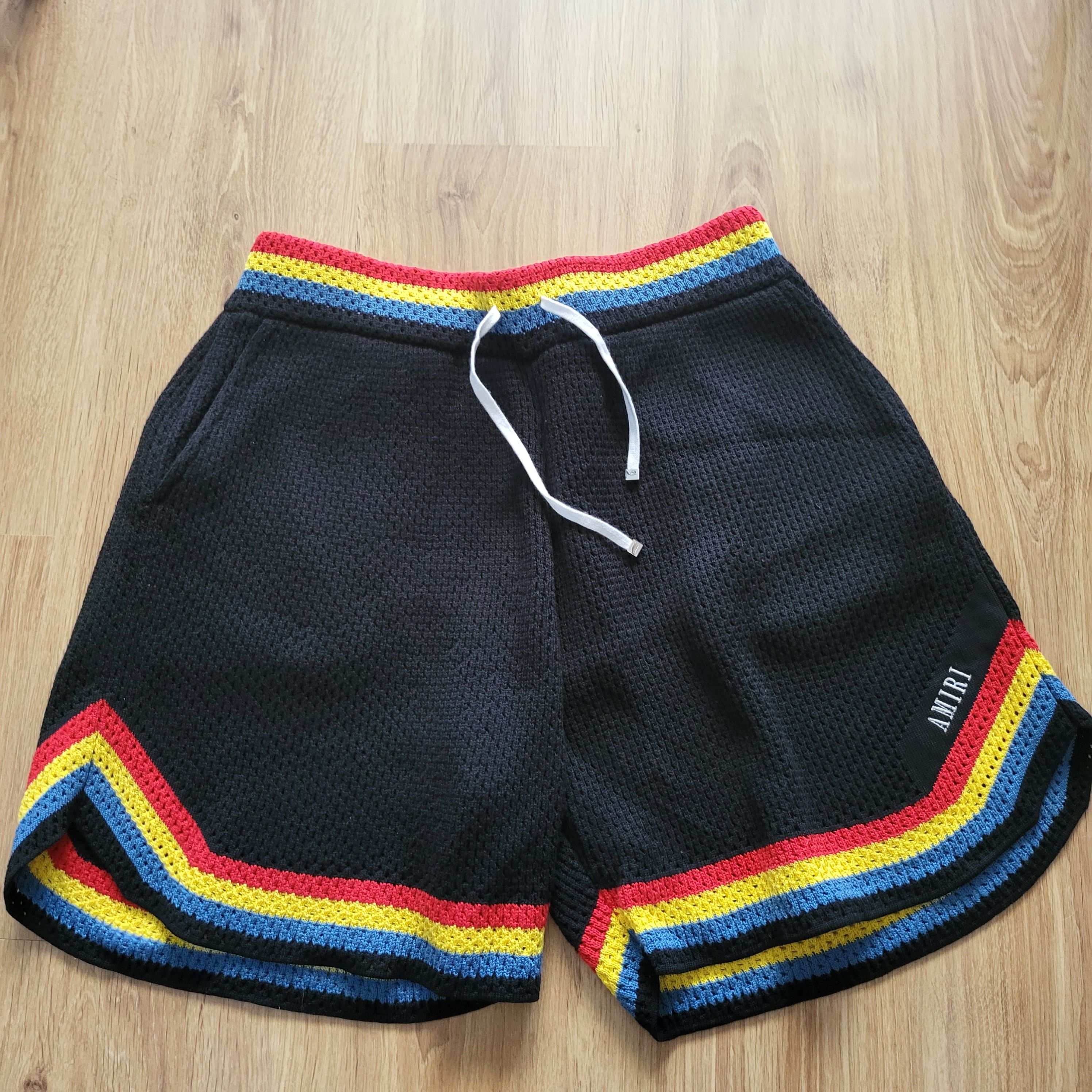 Amiri basketball cashmere shorts