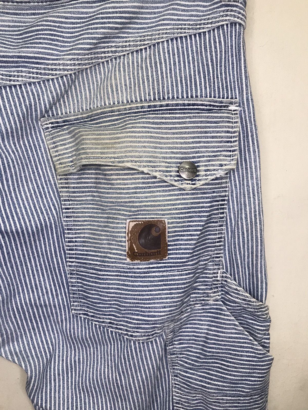 Carhartt × Vintage Carhartt Hickory Carpenter X Vintage Size US 32 / EU 48 - 10 Thumbnail