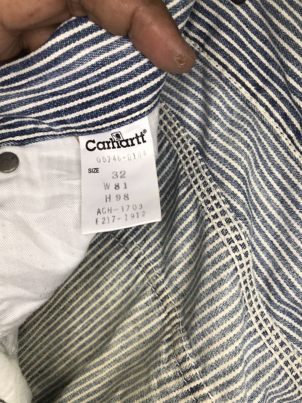 Carhartt × Vintage Carhartt Hickory Carpenter X Vintage Size US 32 / EU 48 - 11 Thumbnail
