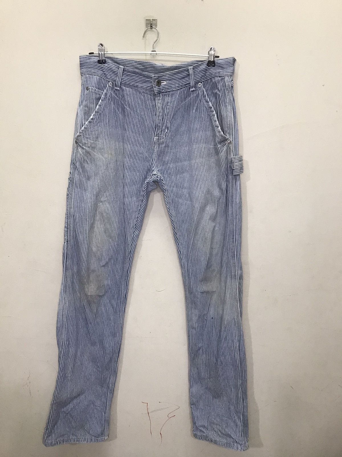 Carhartt × Vintage Carhartt Hickory Carpenter X Vintage Size US 32 / EU 48 - 1 Thumbnail