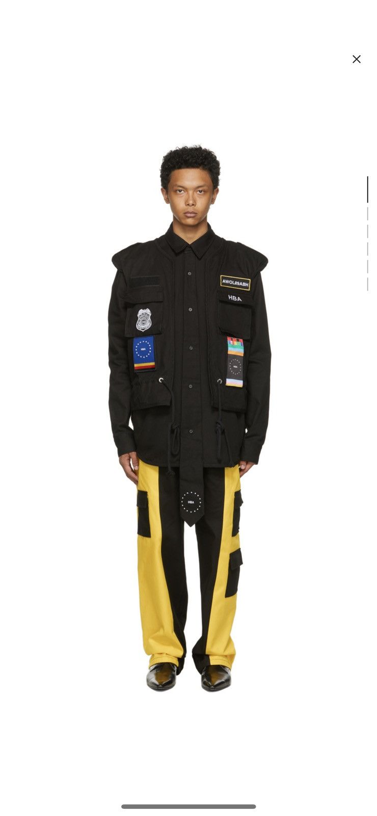 Hood By Air Hood By Air black veteran heavy twill shirt and vest Size US M / EU 48-50 / 2 - 10 Thumbnail