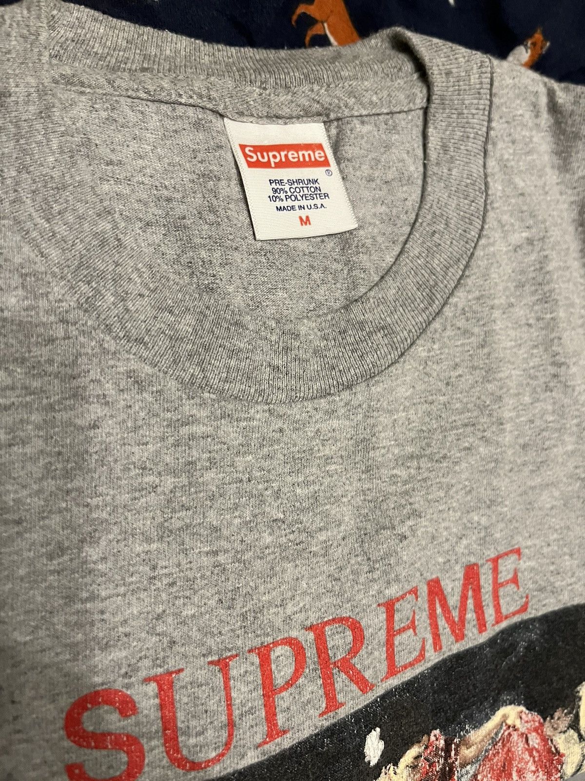 Supreme Supreme Dancer Tee Grey Medium Size US M / EU 48-50 / 2 - 3 Thumbnail