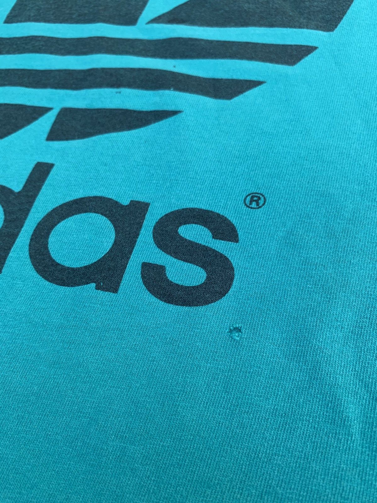 Adidas × Vintage Vintage ADIDAS Big Logo Shirt Made In USA Size US L / EU 52-54 / 3 - 6 Thumbnail