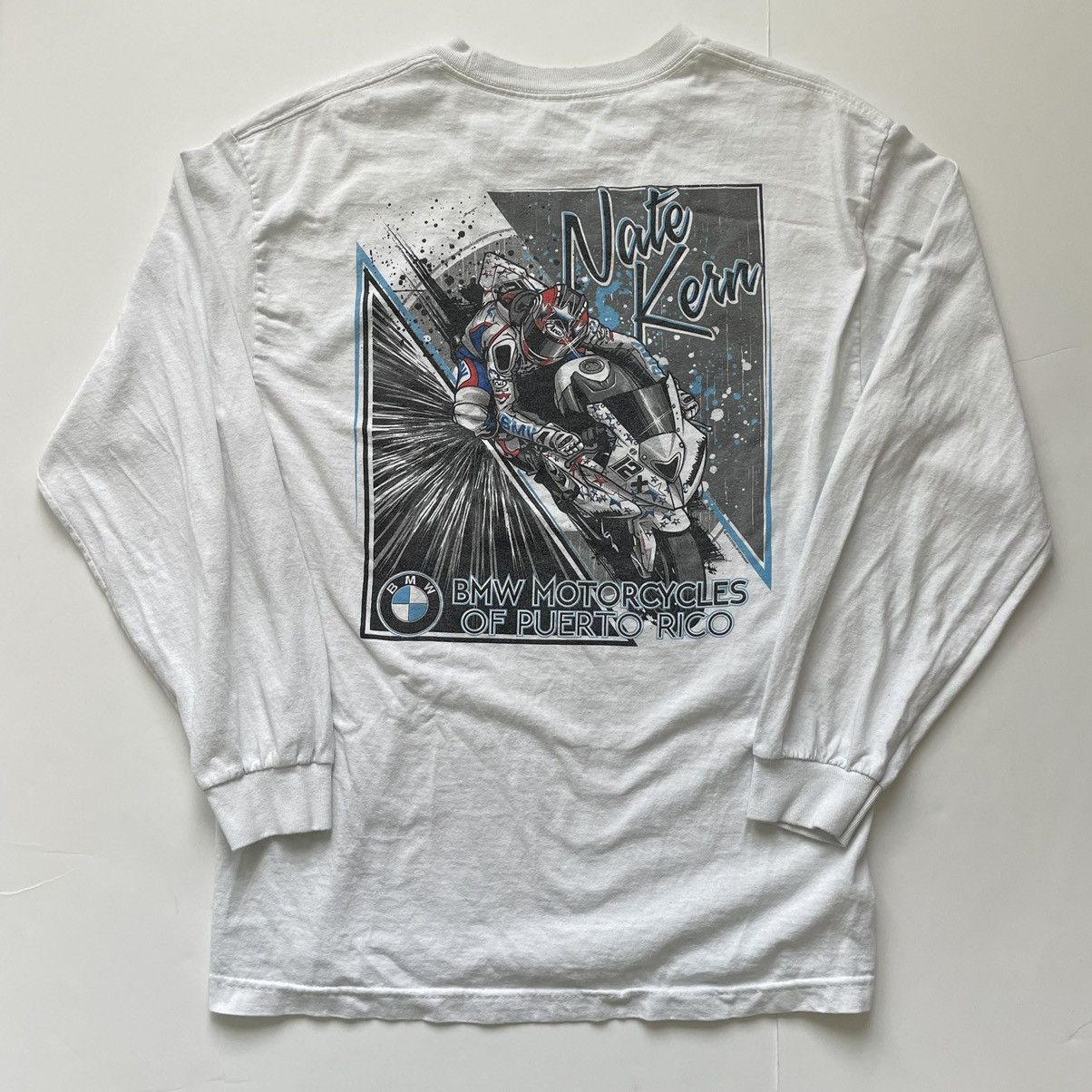 BMW Nate Kern BMW Motorcycles Puerto Rico Long Sleeve Tee Size US M / EU 48-50 / 2 - 2 Thumbnail