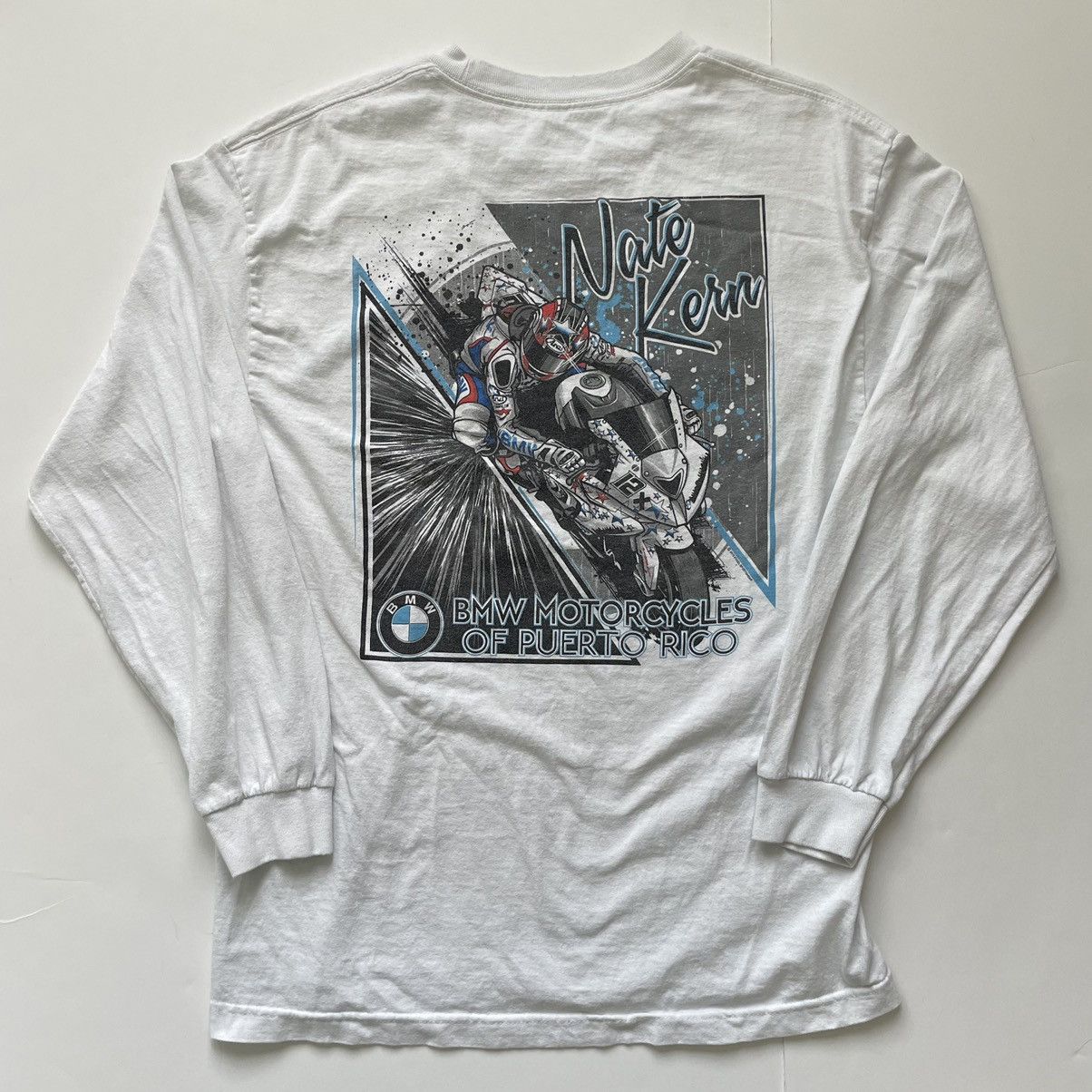 BMW Nate Kern BMW Motorcycles Puerto Rico Long Sleeve Tee Size US M / EU 48-50 / 2 - 1 Thumbnail