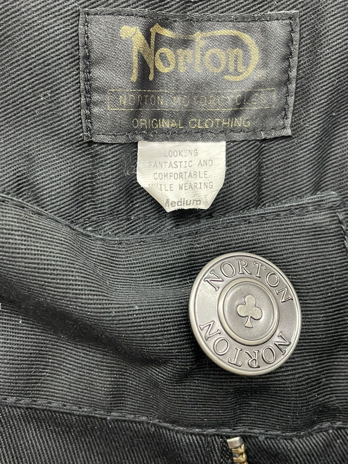 Norton × Vintage VINTAGE MOTORCYLE! NORTON Embroidery Camo Pocket Shorts Size US 31 - 6 Thumbnail