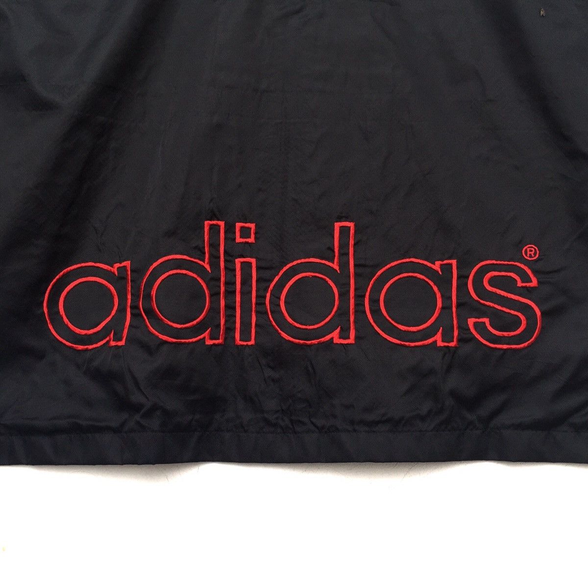 Adidas Vintage 90s Adidas Trefoil Big Logo Windbreaker Jacket | XL Size US XL / EU 56 / 4 - 6 Thumbnail