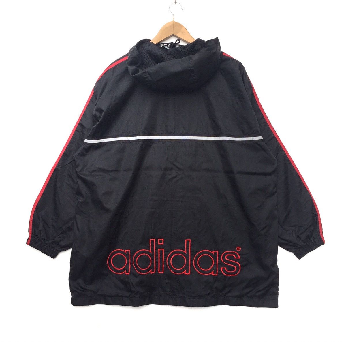 Adidas Vintage 90s Adidas Trefoil Big Logo Windbreaker Jacket | XL Size US XL / EU 56 / 4 - 7 Thumbnail