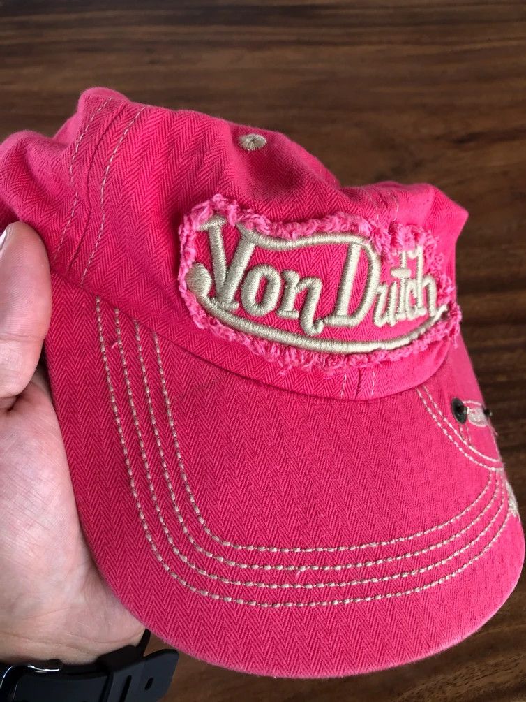 Von Dutch VON DUTCH PINK STRAP BACK HAT Size ONE SIZE - 7 Thumbnail