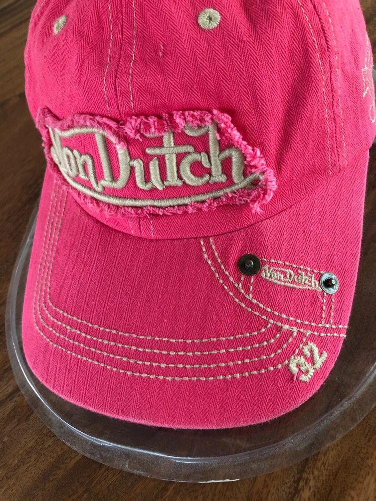 Von Dutch VON DUTCH PINK STRAP BACK HAT Size ONE SIZE - 2 Thumbnail