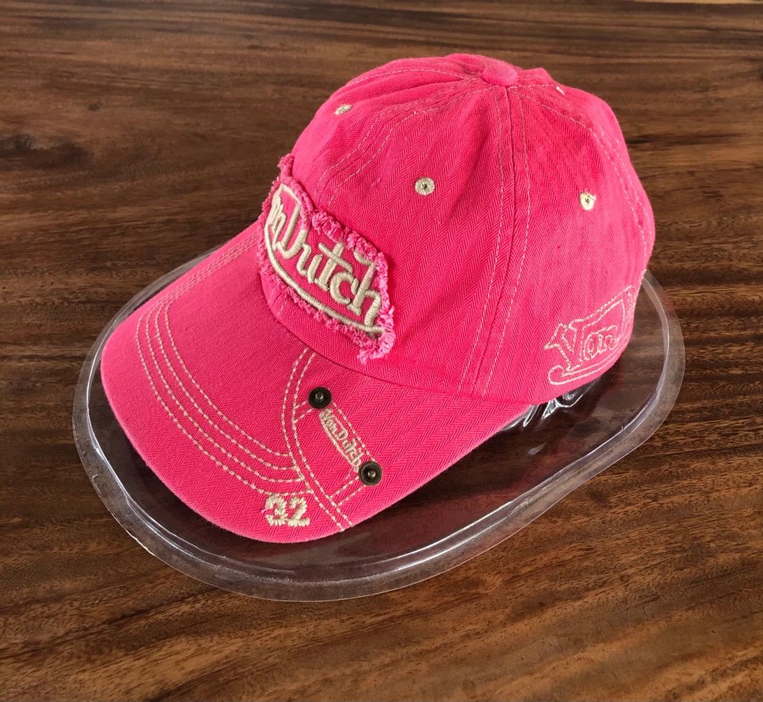 Von Dutch VON DUTCH PINK STRAP BACK HAT Size ONE SIZE - 1 Thumbnail