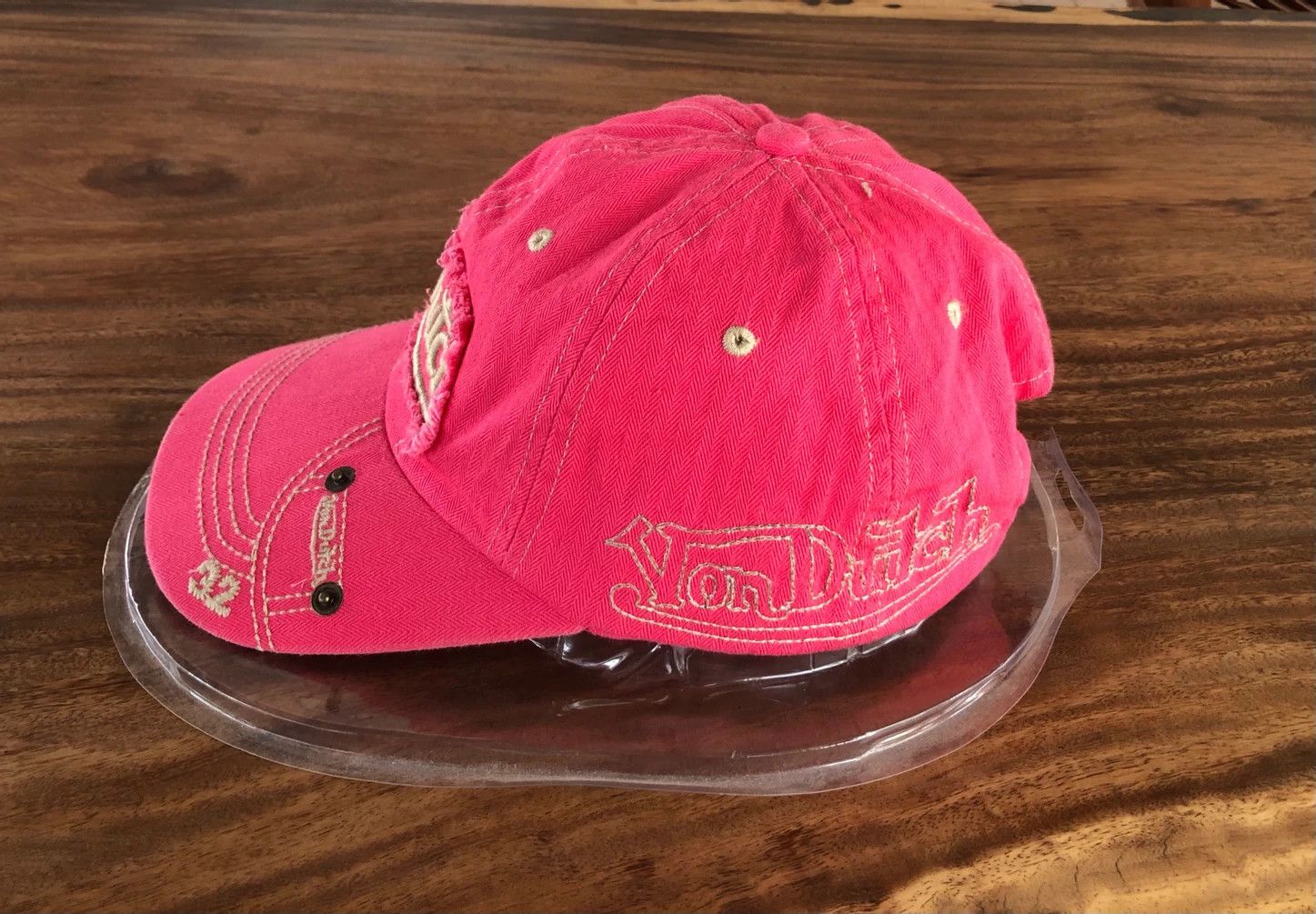 Von Dutch VON DUTCH PINK STRAP BACK HAT Size ONE SIZE - 11 Thumbnail