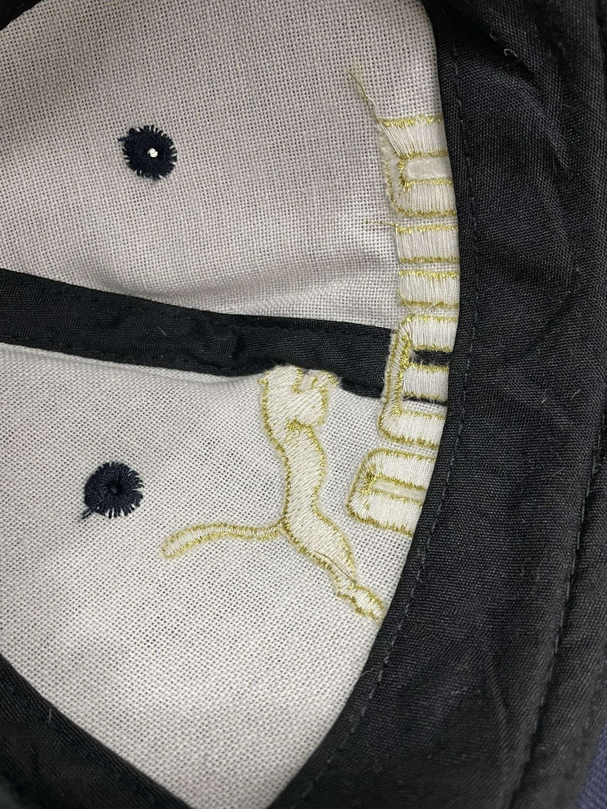 Puma VERY RARE! VINTAGE 80’s PUMA “Gold” Embroidery Hat Size ONE SIZE - 6 Thumbnail