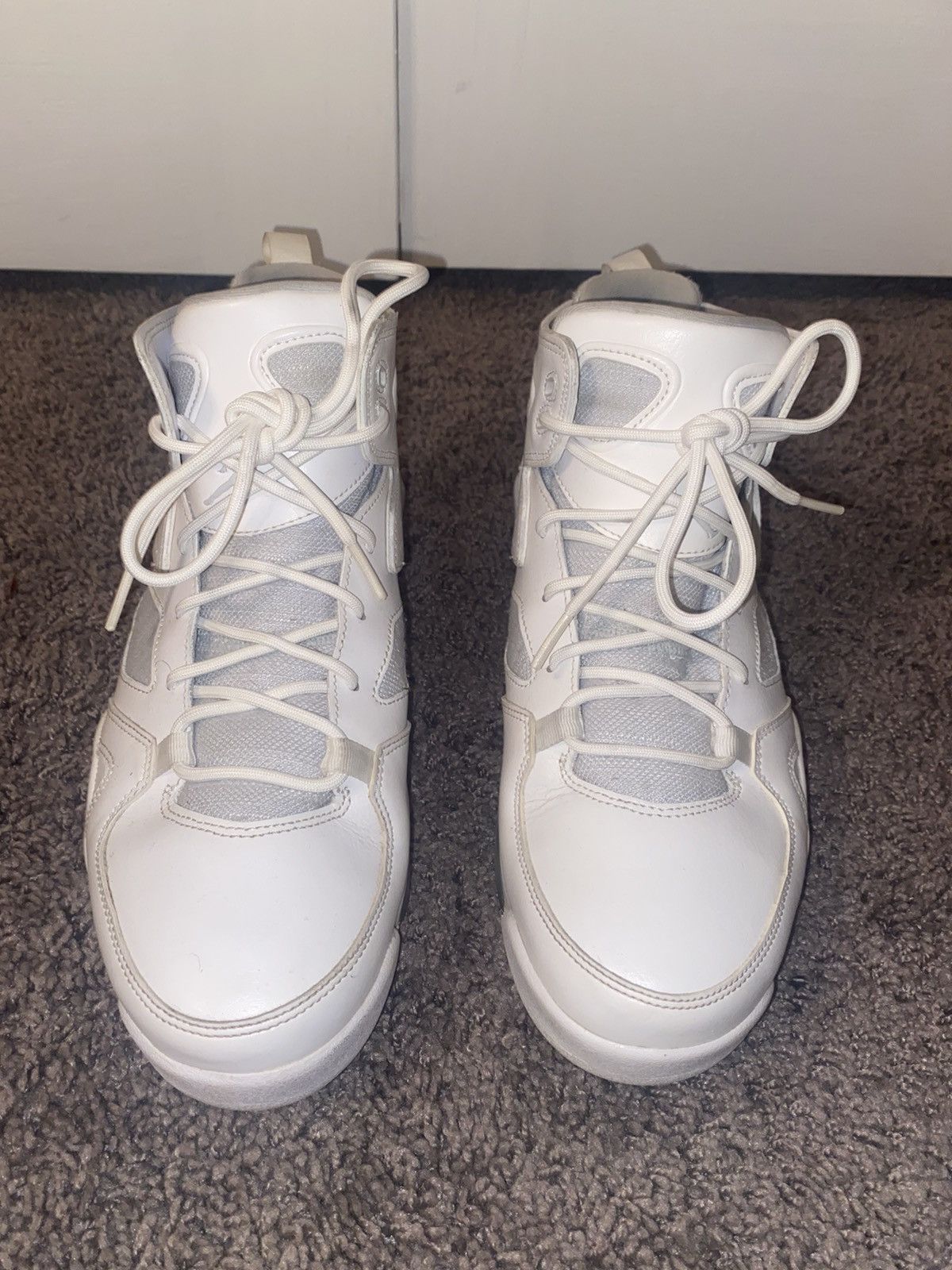 DeadStock Nike Air Jordan Flight Club \'91 Pure Platinum- 9M Air Jordan Flight Club  main image 2