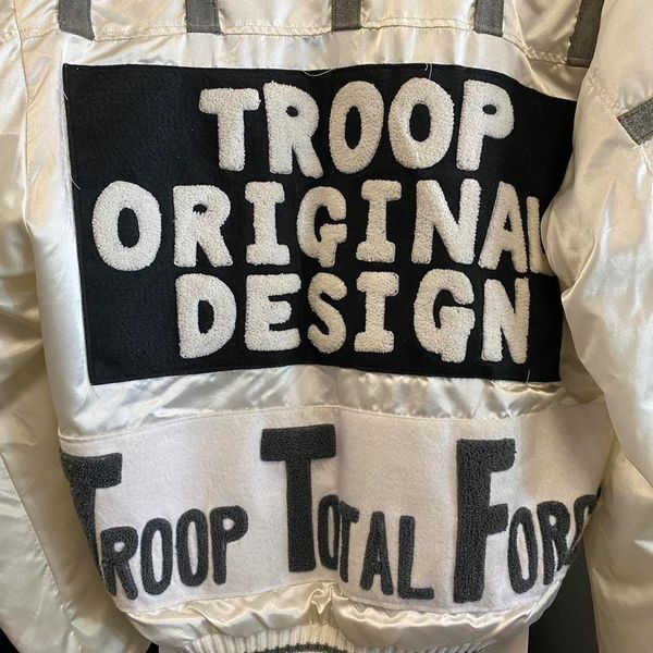 Vintage Vintage Late 80s Early 90s Troop Bomber Jacket Inconic | Grailed