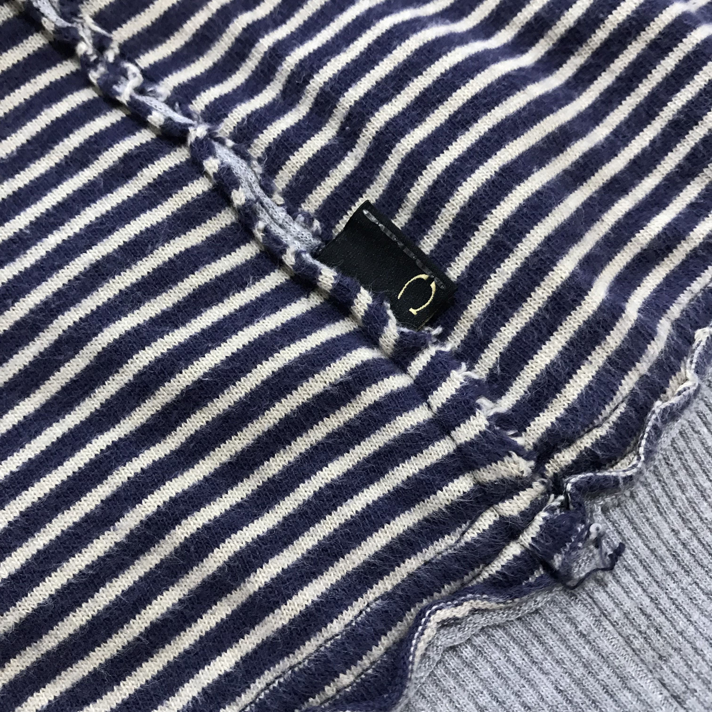 Just Cavalli JUST CAVALLI Roberto Hoodie Striped Hoody Gray Men's Size US L / EU 52-54 / 3 - 6 Thumbnail