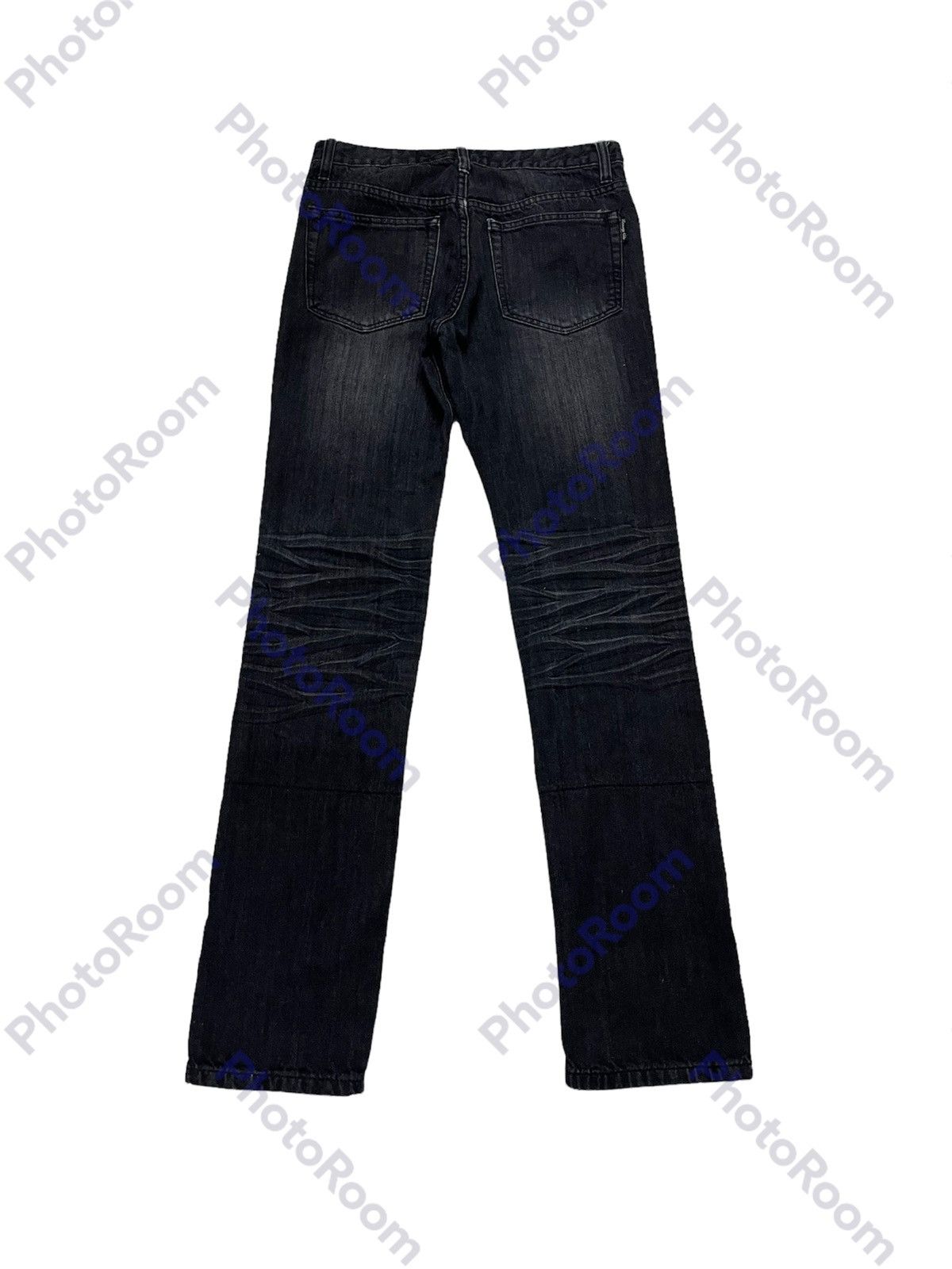 If Six Was Nine × Le Grande Bleu (L.G.B.) × Seditionaries Berning Sho Punkers Distressed Black Denim Size US 30 / EU 46 - 9 Thumbnail