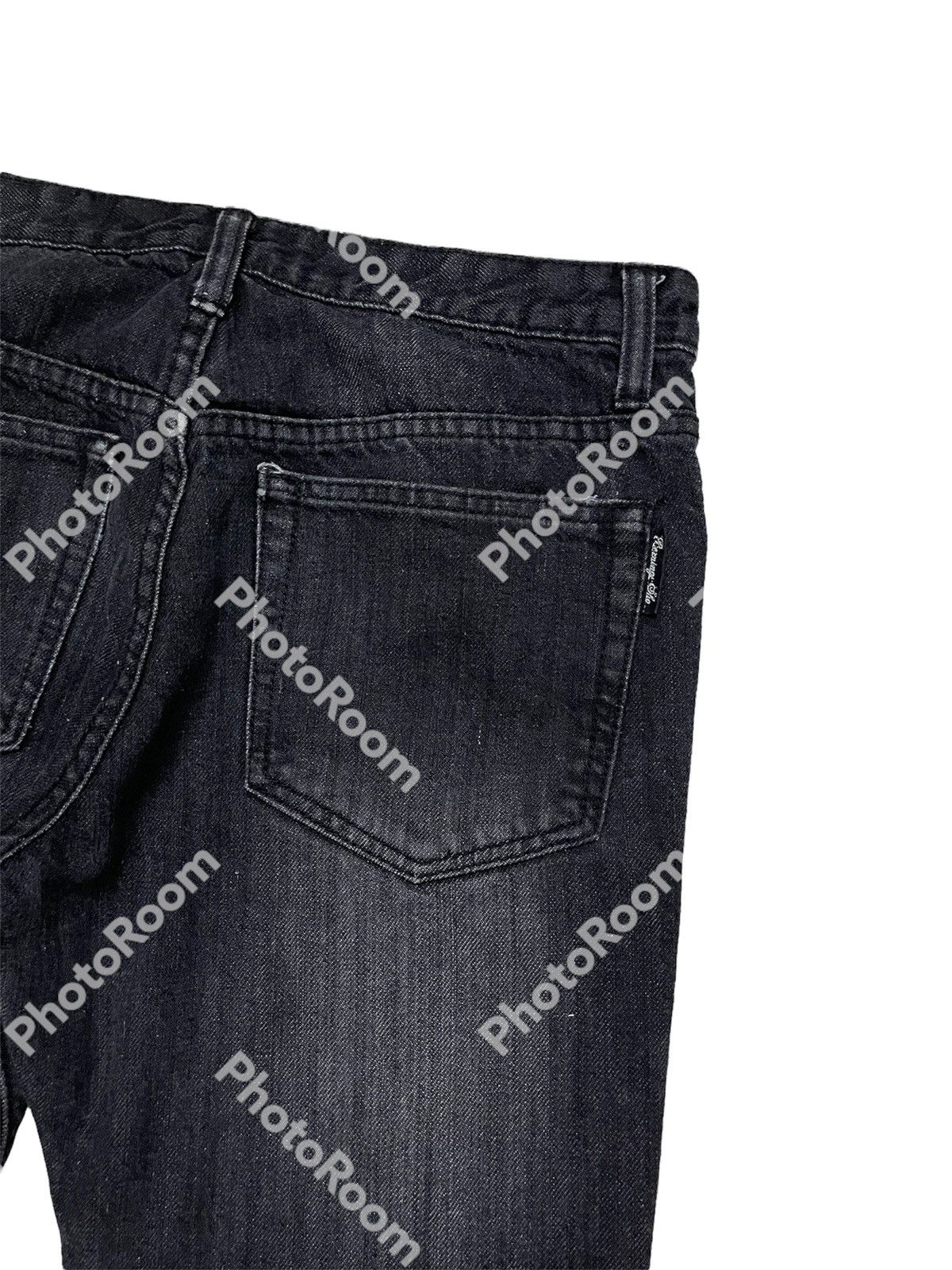 If Six Was Nine × Le Grande Bleu (L.G.B.) × Seditionaries Berning Sho Punkers Distressed Black Denim Size US 30 / EU 46 - 11 Thumbnail