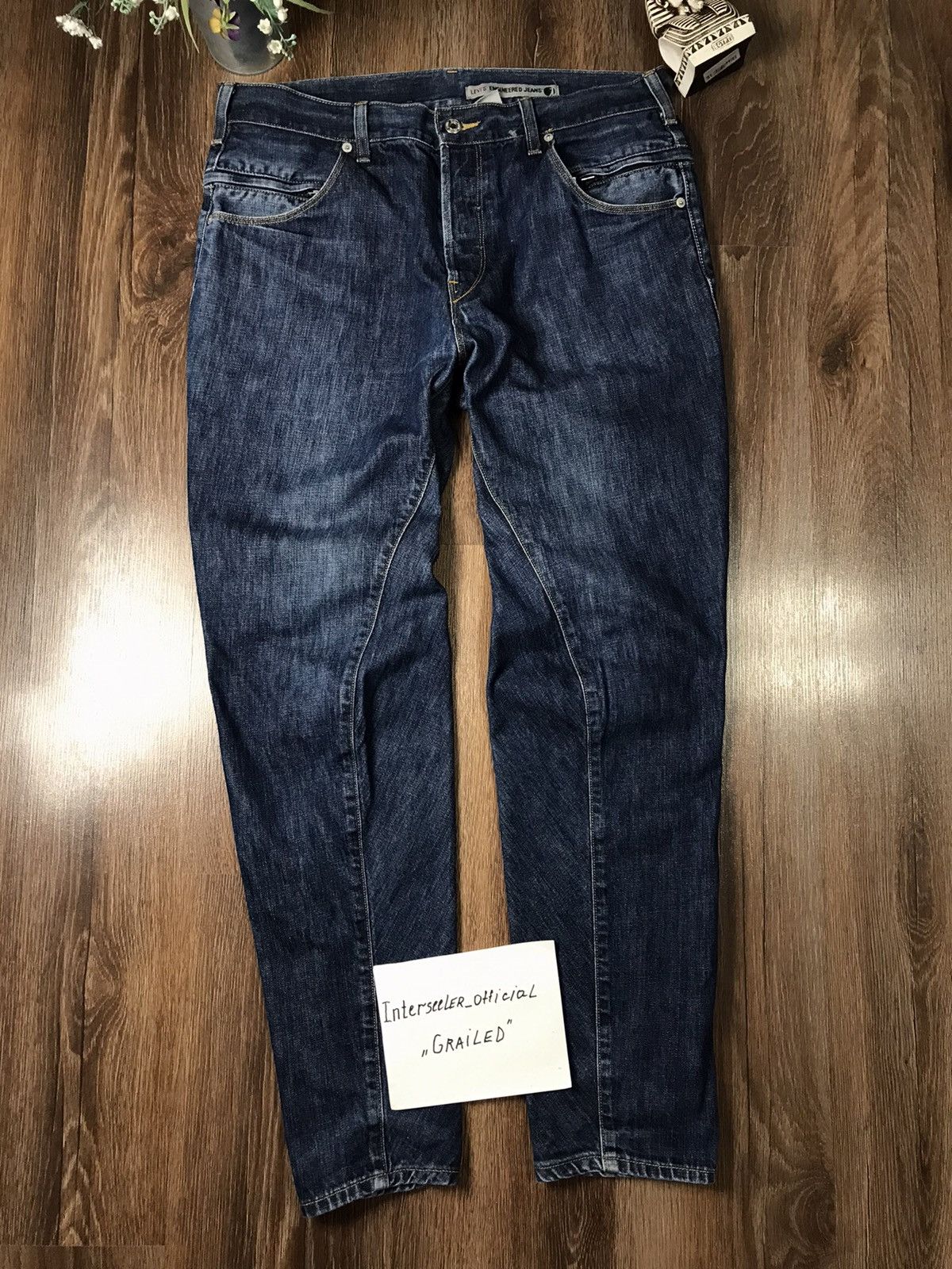 Levi's × Vintage Vintage Levi’s Engineered Jeans Twist blue denim Size US 33 - 1 Thumbnail