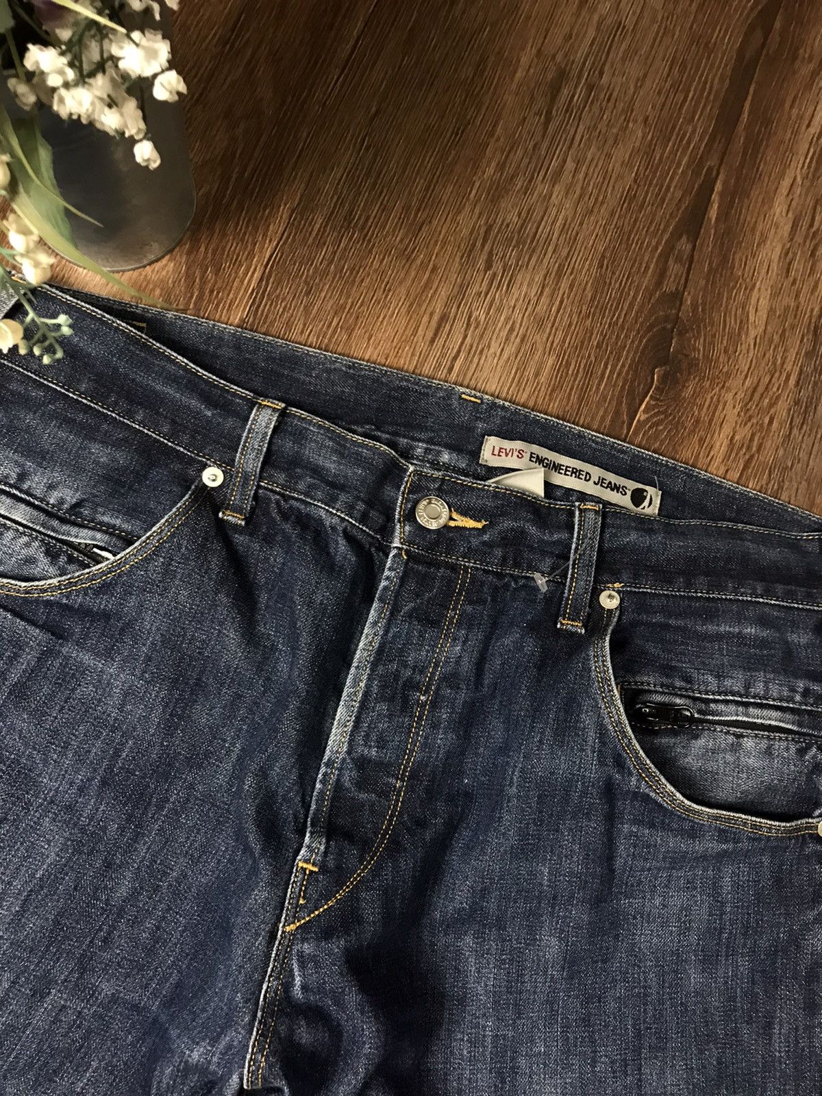 Levi's × Vintage Vintage Levi’s Engineered Jeans Twist blue denim Size US 33 - 5 Thumbnail