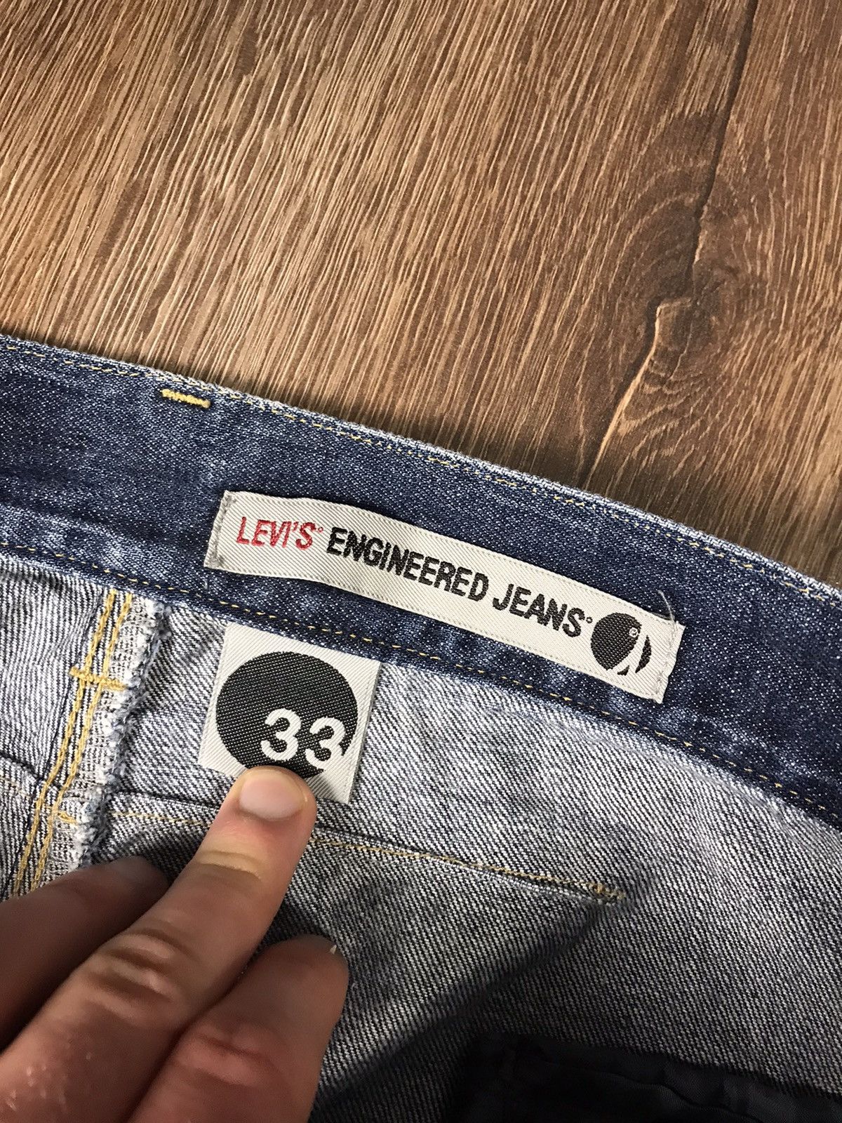 Levi's × Vintage Vintage Levi’s Engineered Jeans Twist blue denim Size US 33 - 6 Thumbnail