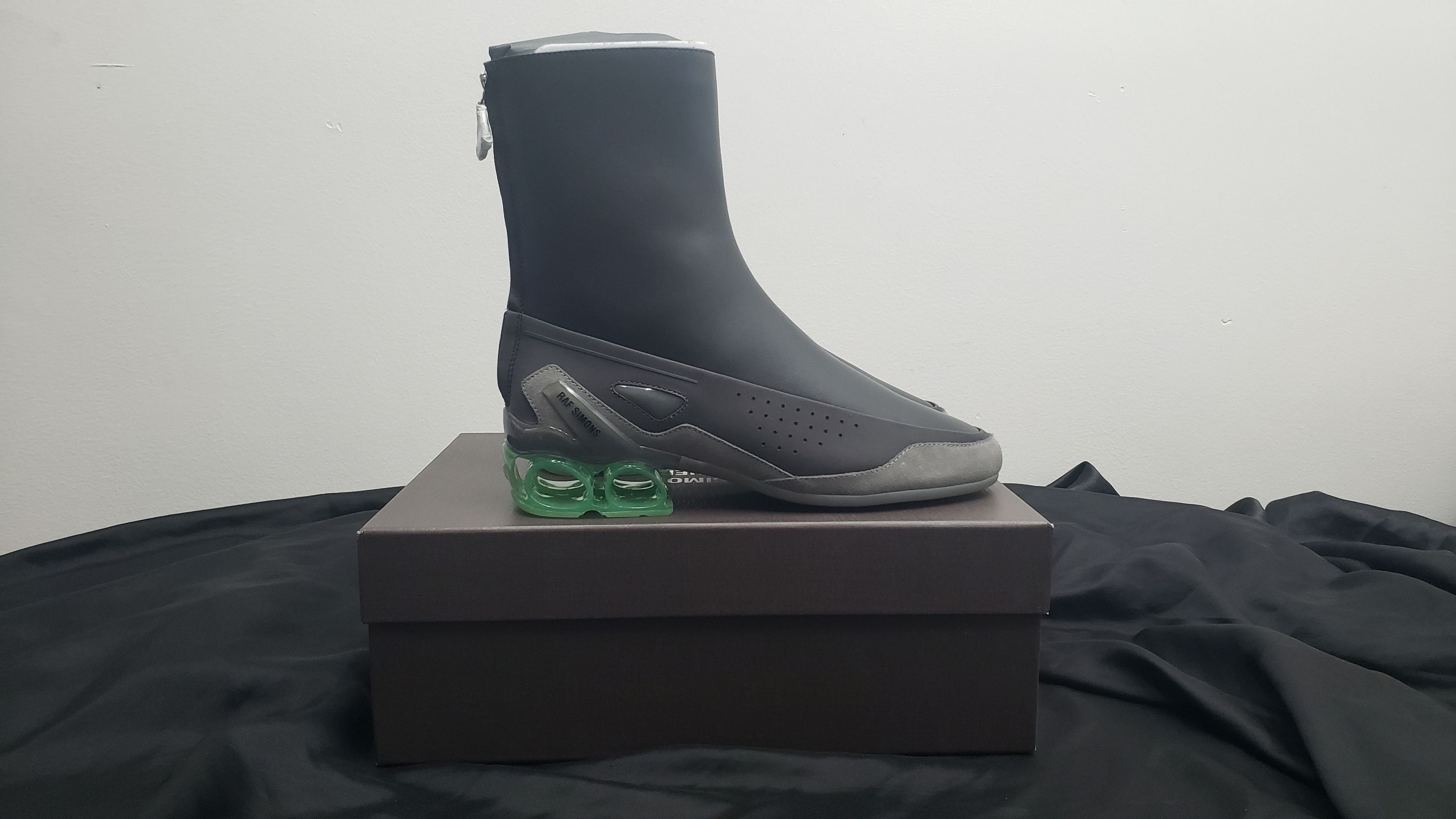 Raf Simons Cycloid 4 2001 leather boots | Grailed