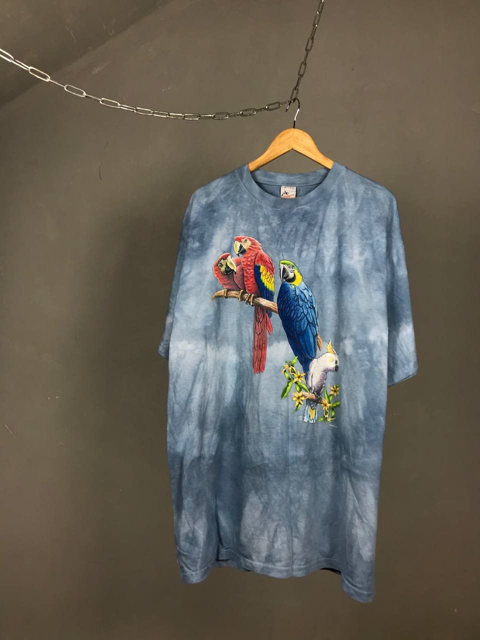 Vintage Parrot 1997 American vintage animal faded tee Size US XL / EU 56 / 4 - 1 Thumbnail