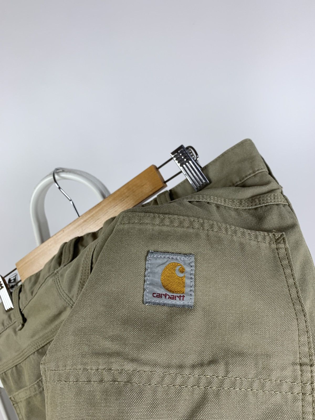 Carhartt Vintage Carhartt Single Knee Beige Cargo Shorts Size US 34 / EU 50 - 11 Thumbnail