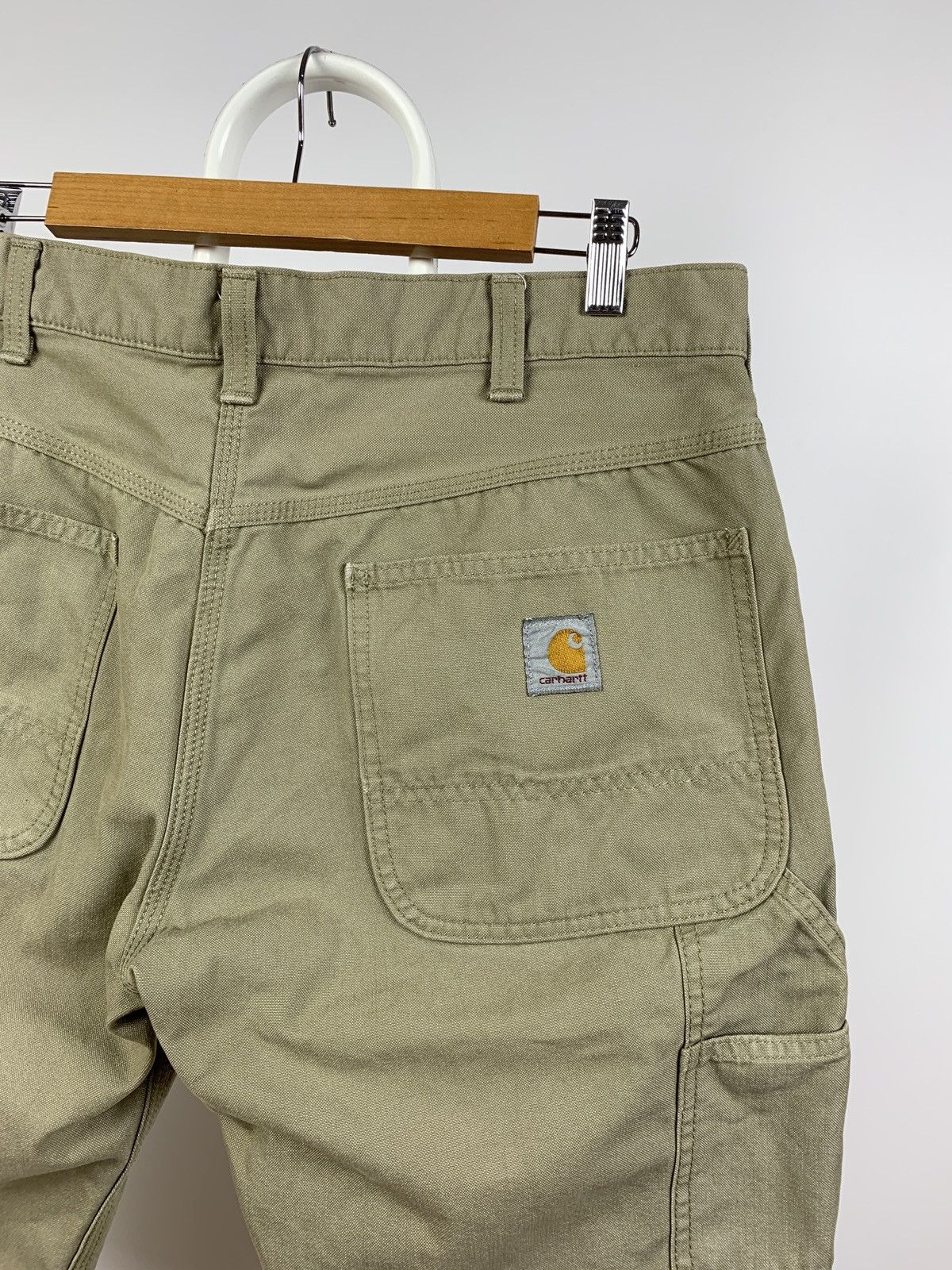 Carhartt Vintage Carhartt Single Knee Beige Cargo Shorts Size US 34 / EU 50 - 3 Thumbnail