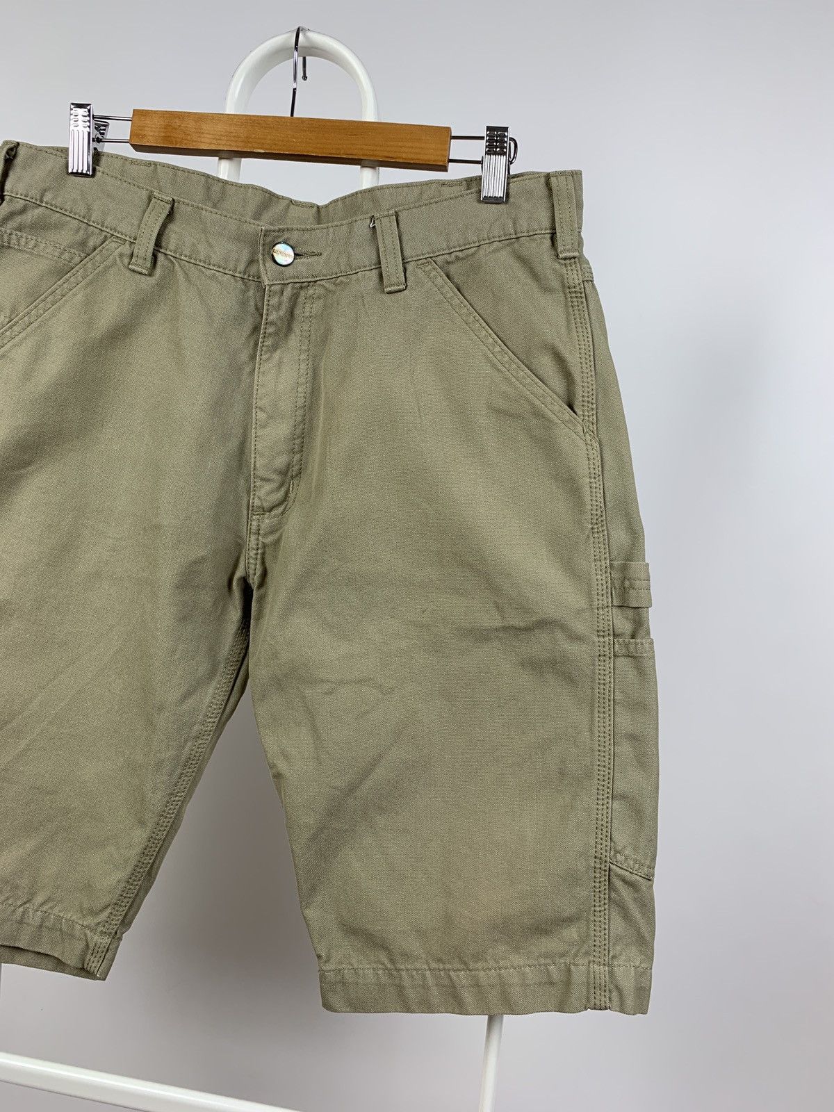 Carhartt Vintage Carhartt Single Knee Beige Cargo Shorts Size US 34 / EU 50 - 7 Thumbnail