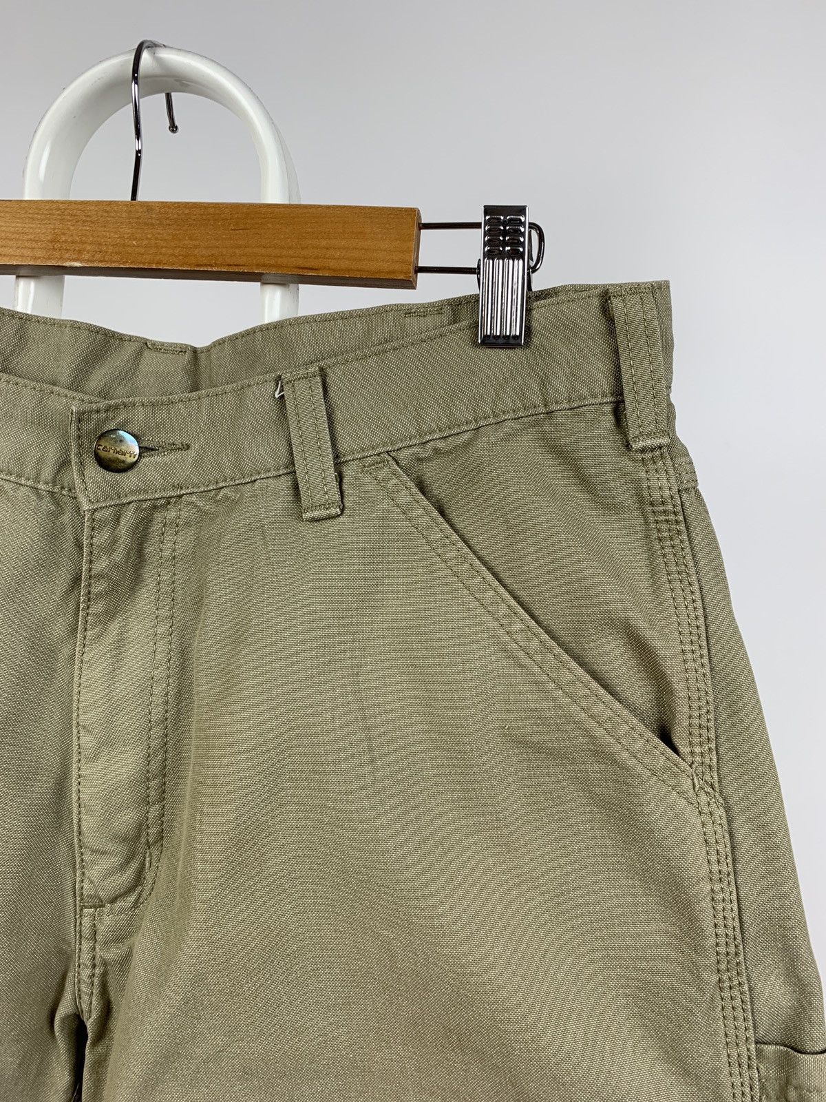 Carhartt Vintage Carhartt Single Knee Beige Cargo Shorts Size US 34 / EU 50 - 9 Thumbnail