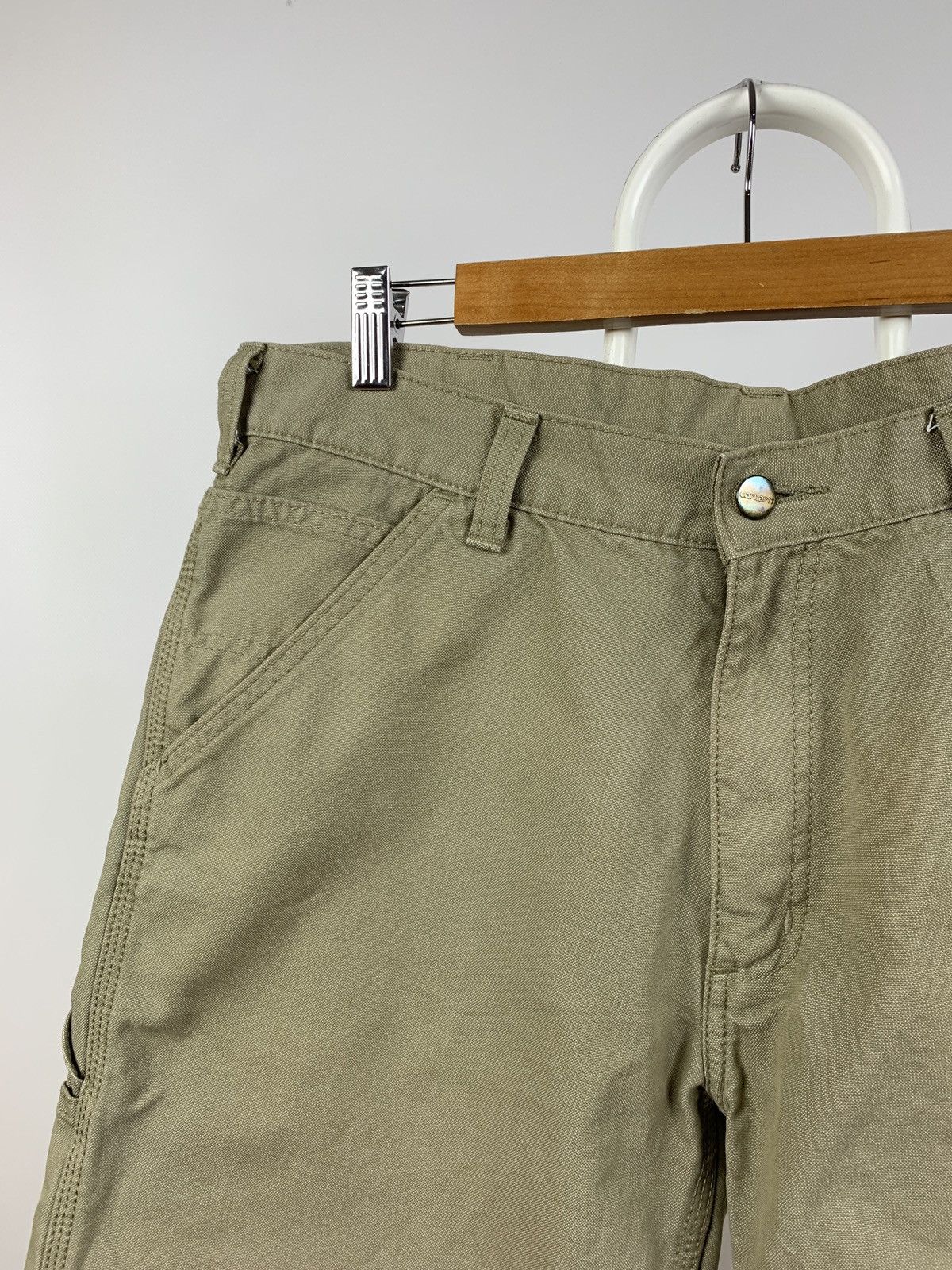 Carhartt Vintage Carhartt Single Knee Beige Cargo Shorts Size US 34 / EU 50 - 8 Thumbnail