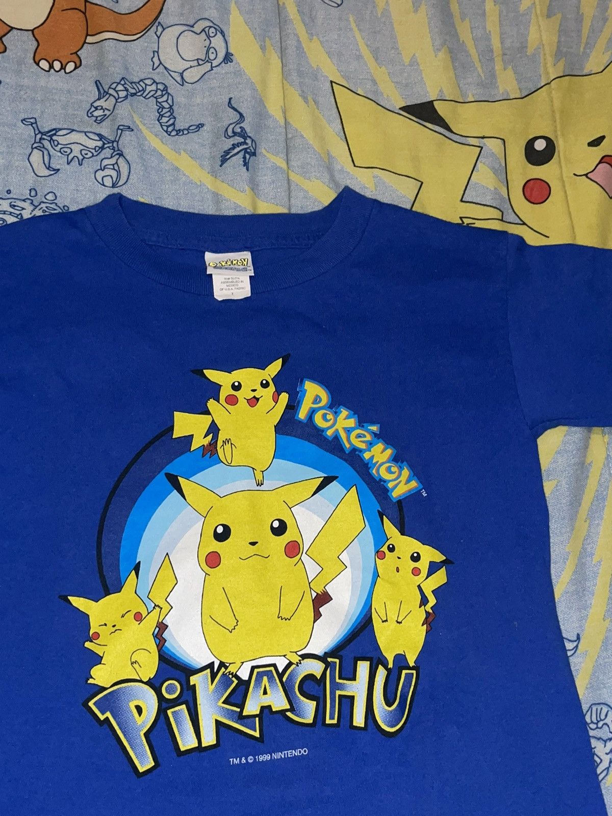 Vintage 90s Vintage Pikachu Pokémon T Shirt Pikachu Ash Grailed