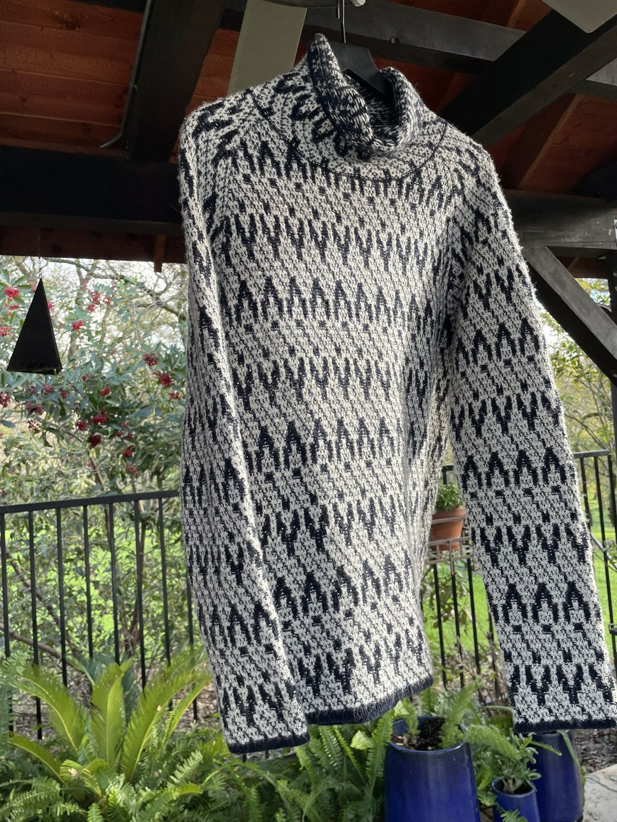 Dries Van Noten Alpaca Wool Turtleneck Sweater Size US M / EU 48-50 / 2 - 8 Thumbnail