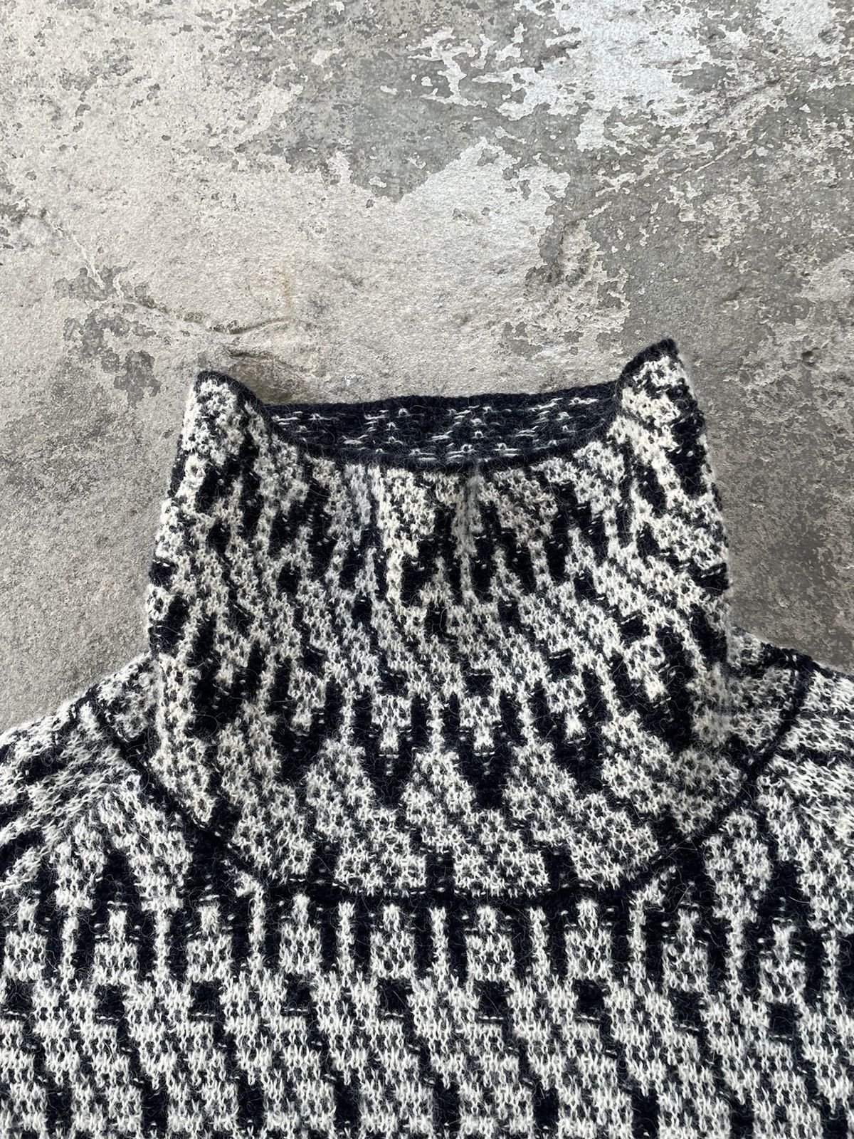 Dries Van Noten Alpaca Wool Turtleneck Sweater Size US M / EU 48-50 / 2 - 4 Thumbnail