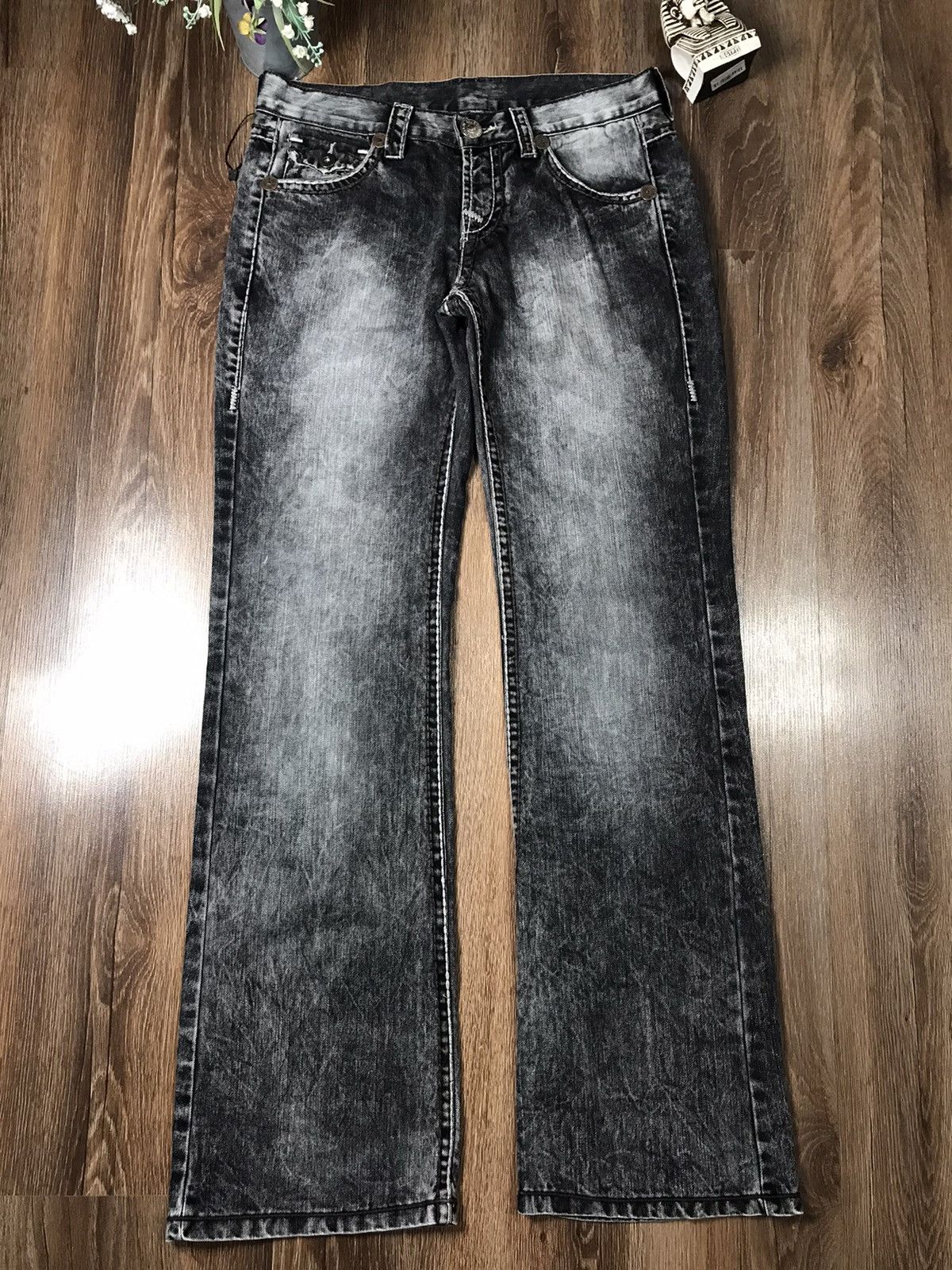 【超美品】トゥルーレリジョン LOGAN SUPER T JEAN TRUE RELIGION Logan Super T Jeans Men's USA Size 34/29 Thick